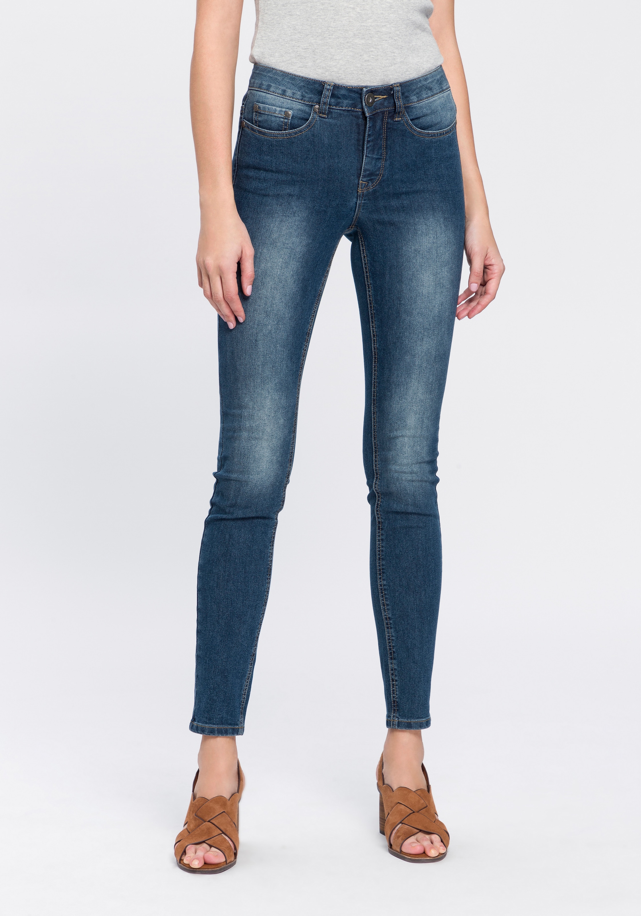 Waist Skinny-fit-Jeans bei Arizona online shoppen High »Shaping«, Schweiz Jelmoli-Versand