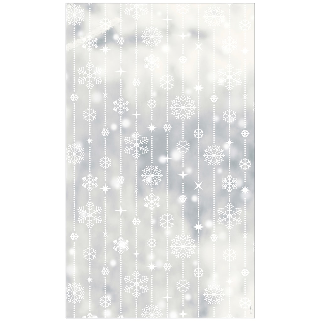 MySpotti Fensterfolie »Look Schneeflocken white«, halbtransparent, glattstatisch haftend