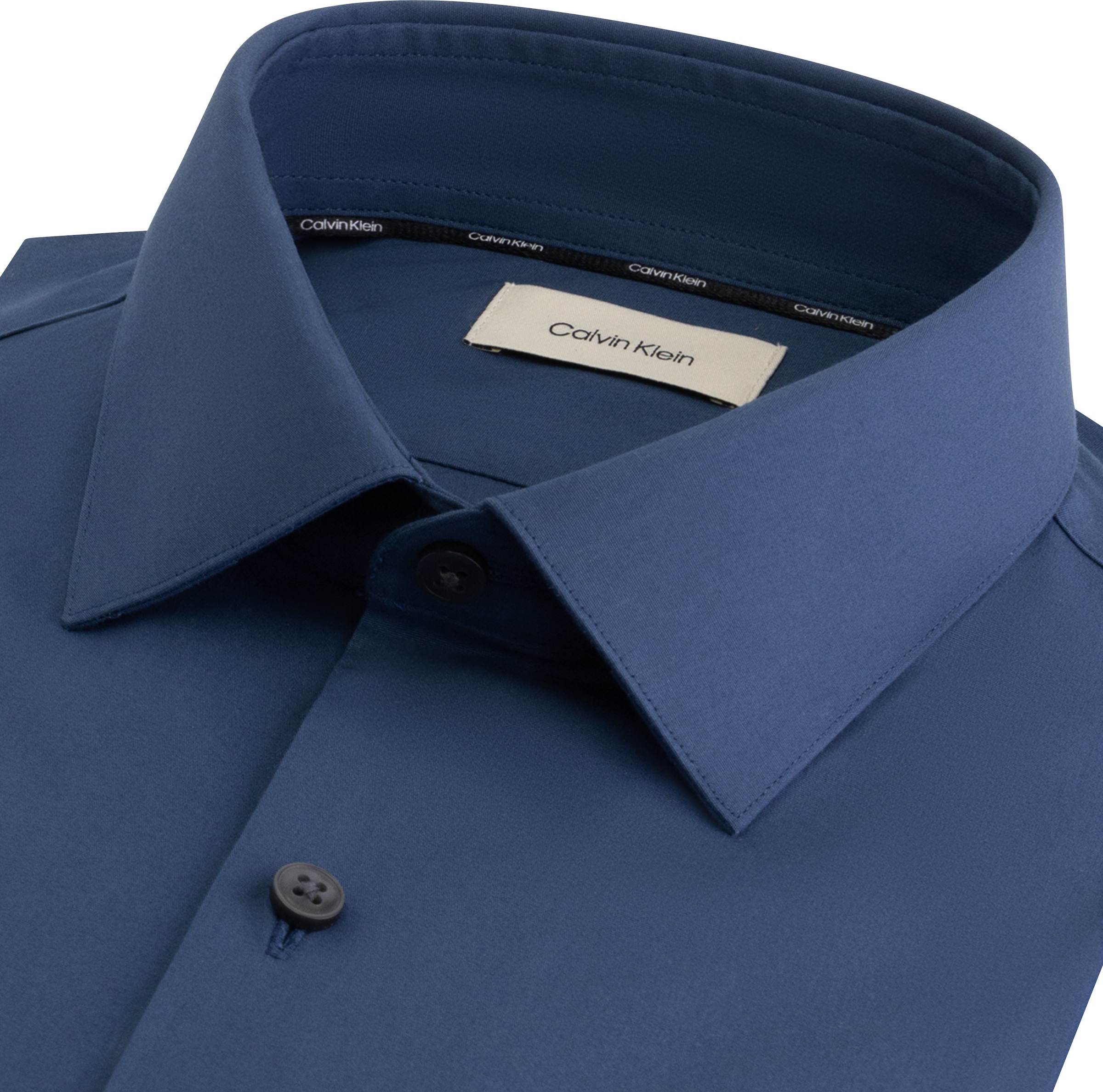 Calvin Klein Businesshemd »SLIM ESSENTIALS POPLIN STR SLD«, Hemdkragen, slim fit