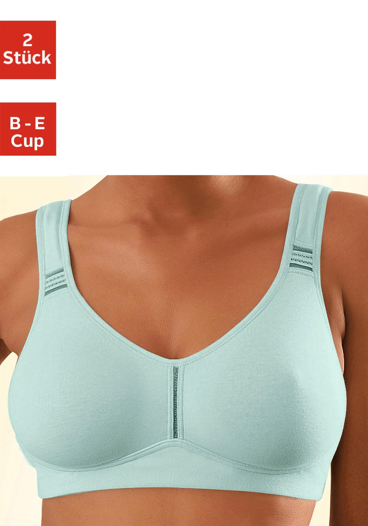 T-Shirt-BH, petite 2 Dessous Jelmoli-Versand Bügel Schweiz fleur kaufen Basic bei online Stück), aus Baumwolle, ohne (Packung,