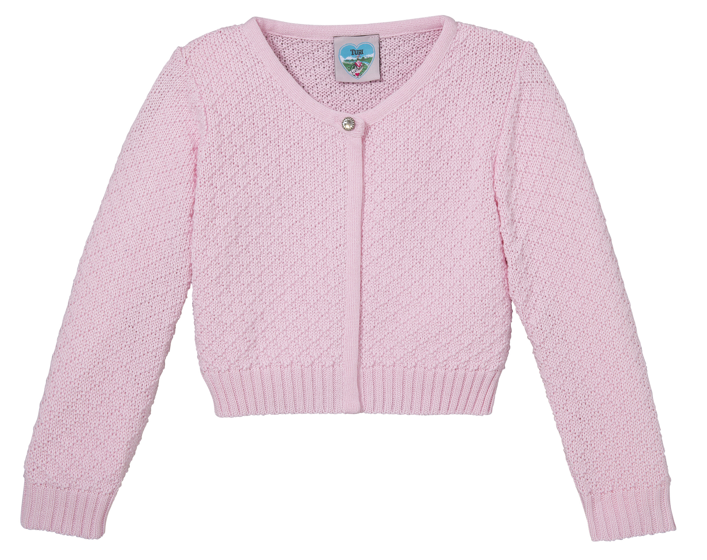 Trachtenstrickjacke, mit Routen-Muster