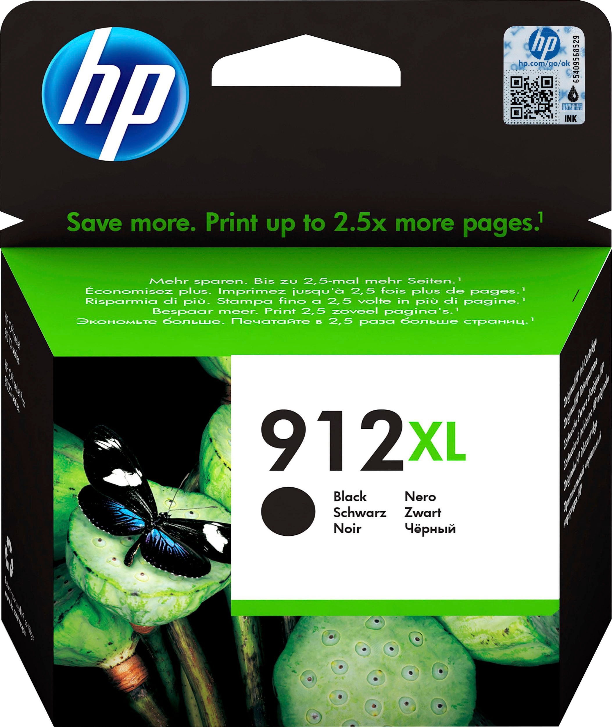 HP Tintenpatrone »912 XL« original Druckerpatrone 912 schwarz XL