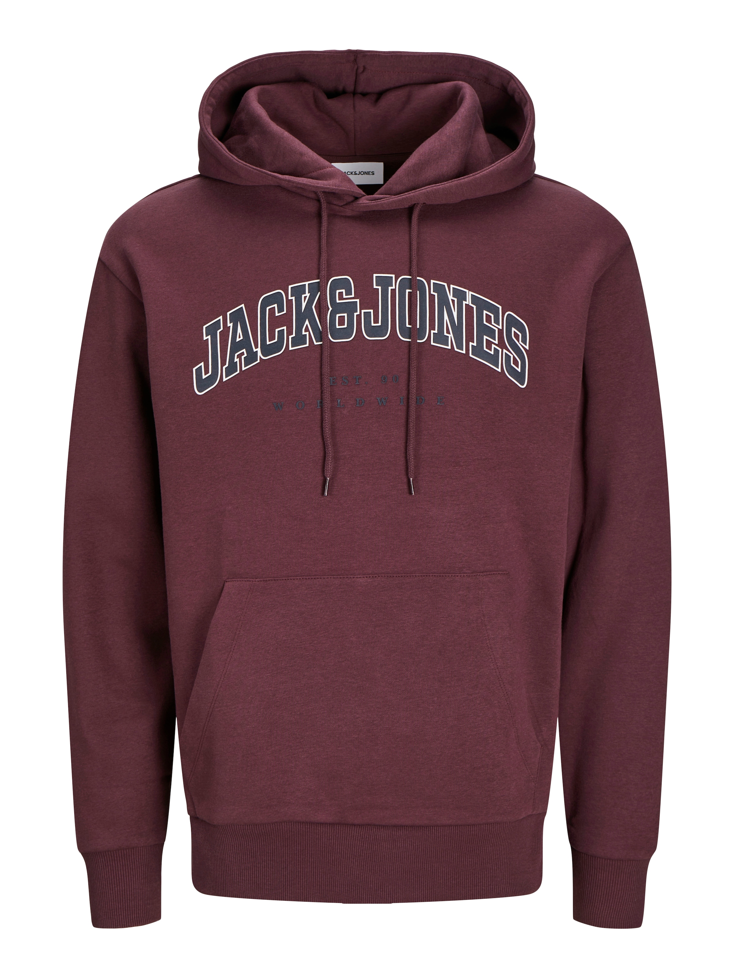 Jack & Jones PlusSize Hoodie »JJECALEB VARSITY SWEAT HOOD NOOS PLS«