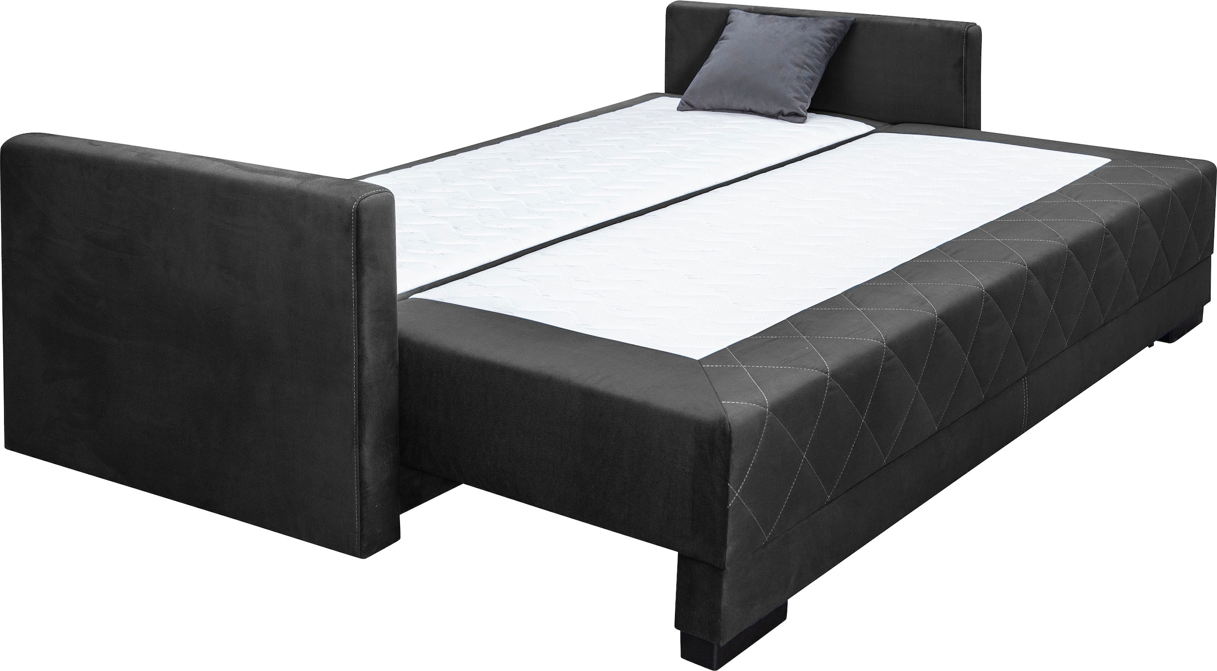 INOSIGN Schlafsofa »Potsdam«, mit Boxspringaufbau, Bettfunktion & Bettkasten, Dauerschlafsofa