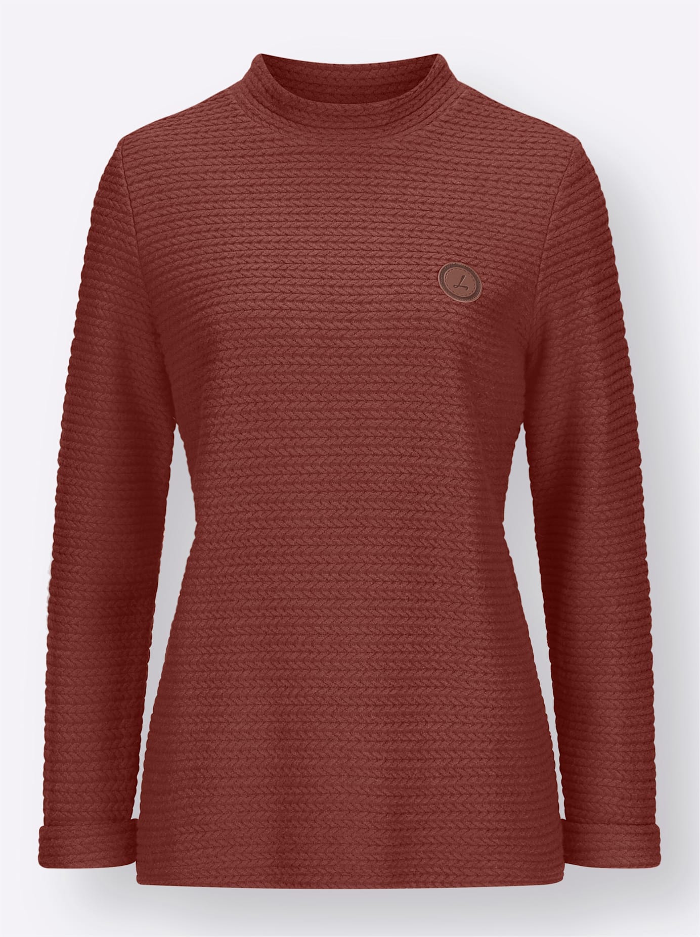 Casual Looks Stehkragenshirt »Shirt«, (1 tlg.)