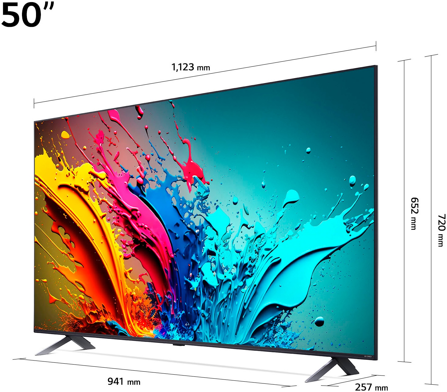 LG QNED-Fernseher, 126 cm/50 Zoll, 4K Ultra HD, Smart-TV