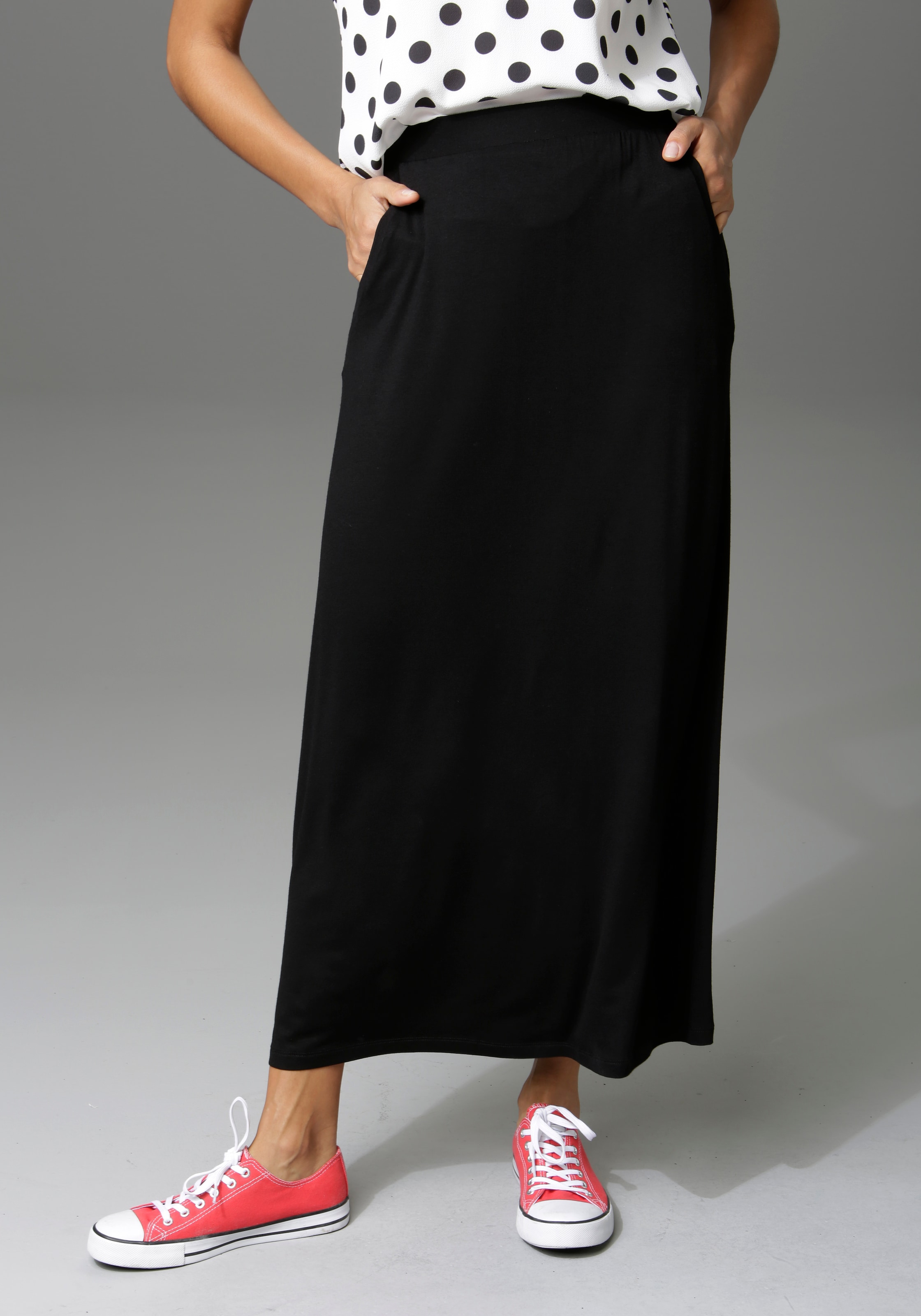Aniston CASUAL Maxirock, im Marine Look online bestellen | Jelmoli-Versand
