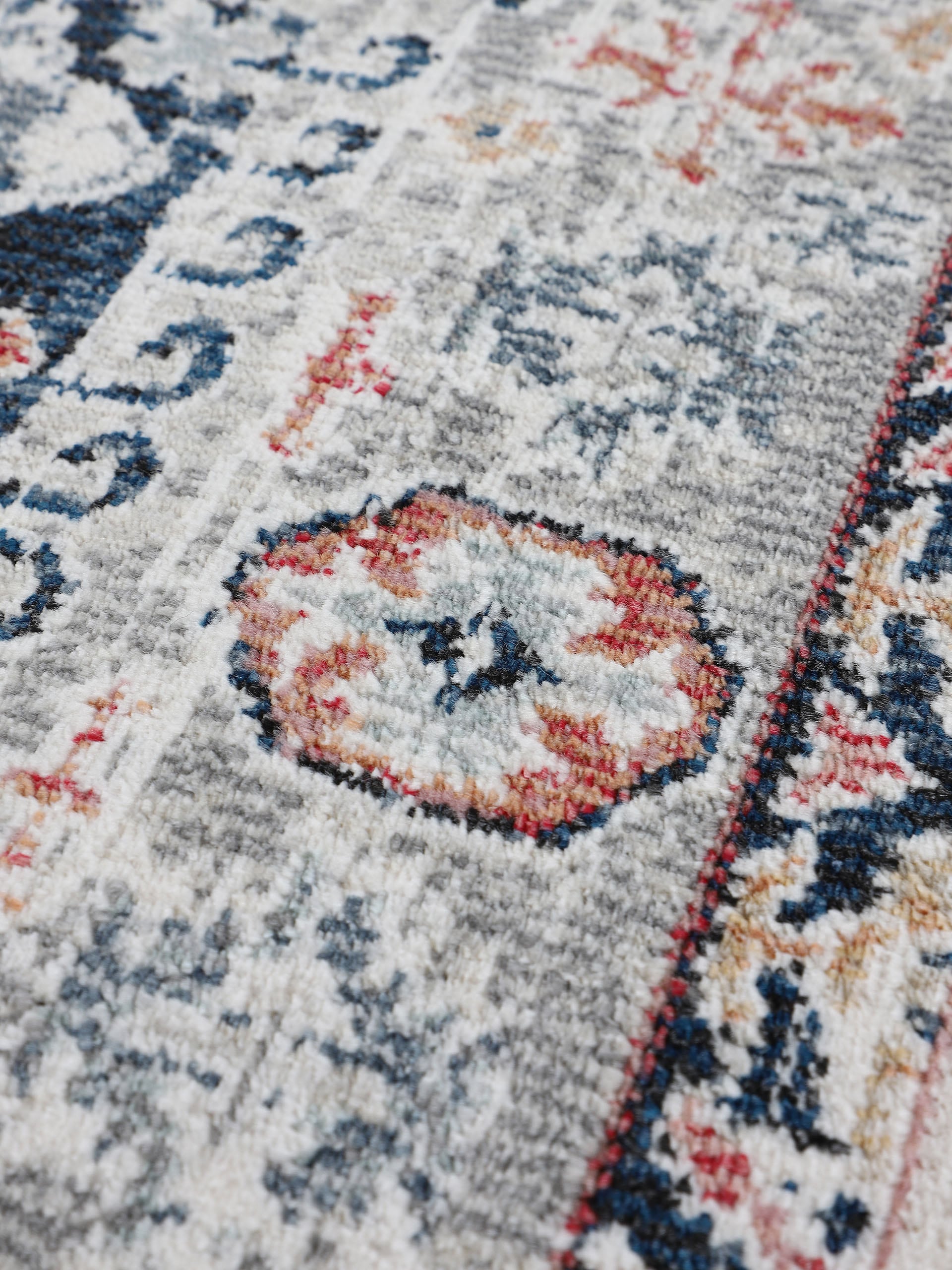 carpetfine Teppich »Vintage Kazach«, rechteckig, 6 mm Höhe, Orient Vintage Look, Wohnzimmer