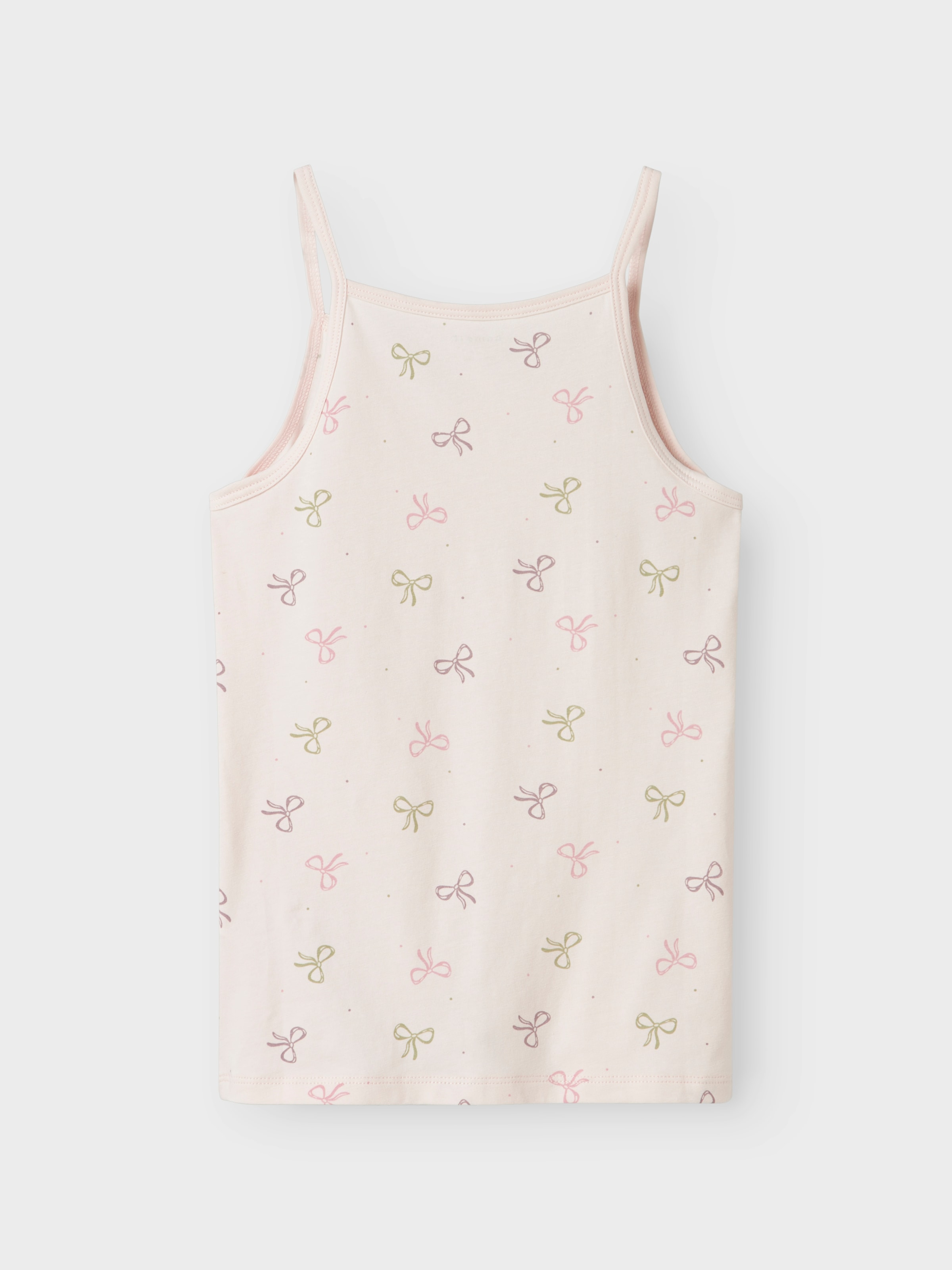 Name It Unterhemd »NKFSTRAP TOP 2P BARELY PINK BOW NOOS«, (Packung, 2 St.)