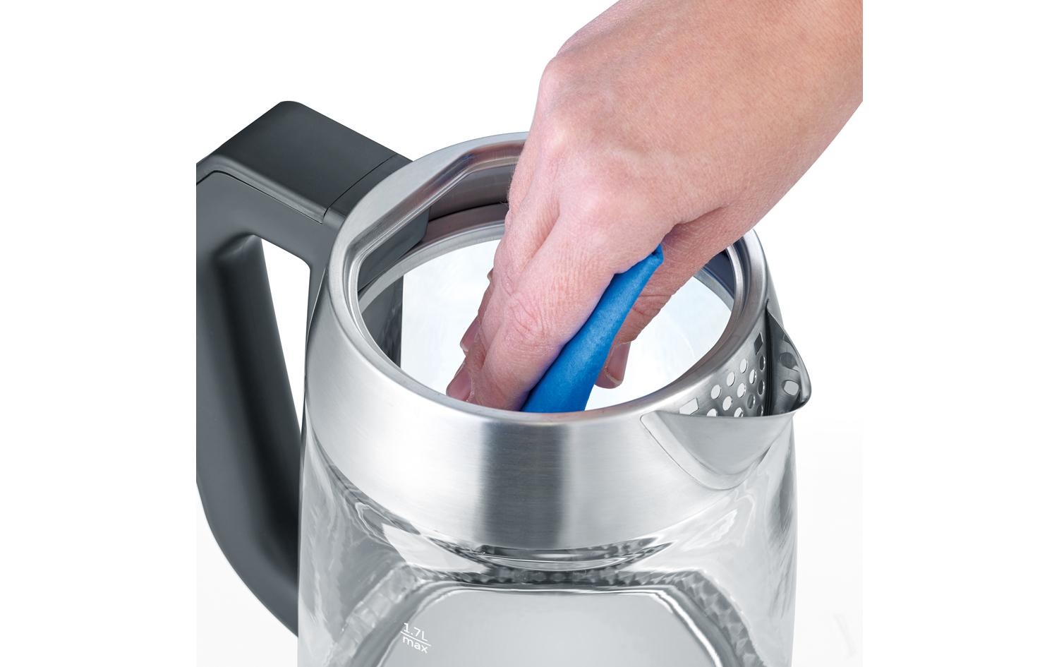 Severin Wasserkocher »WK 3477 45474 l, Silber/Transparent«, 1,7 l, 2200 W