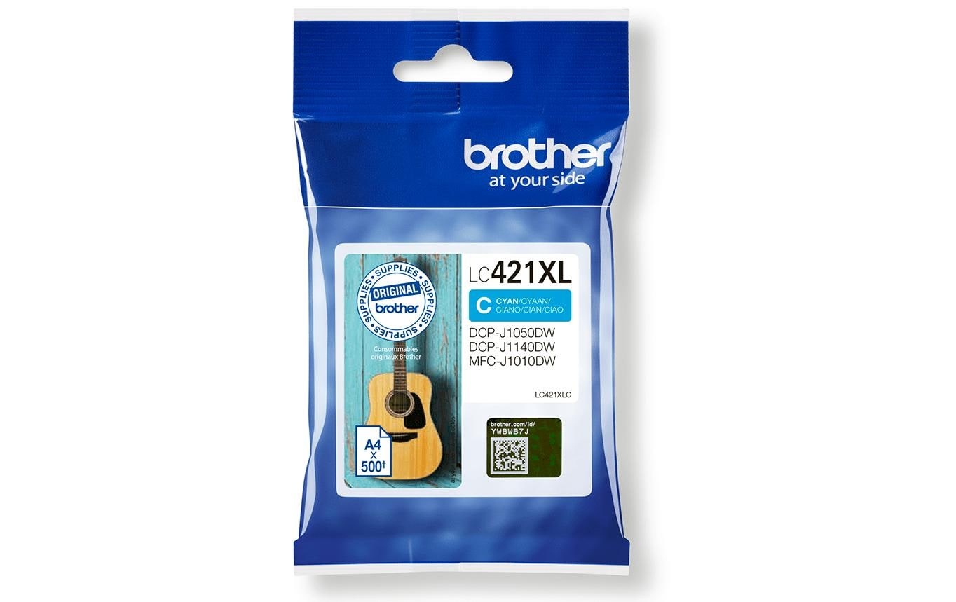 Brother Tintenpatrone »LC421XLC Cyan«