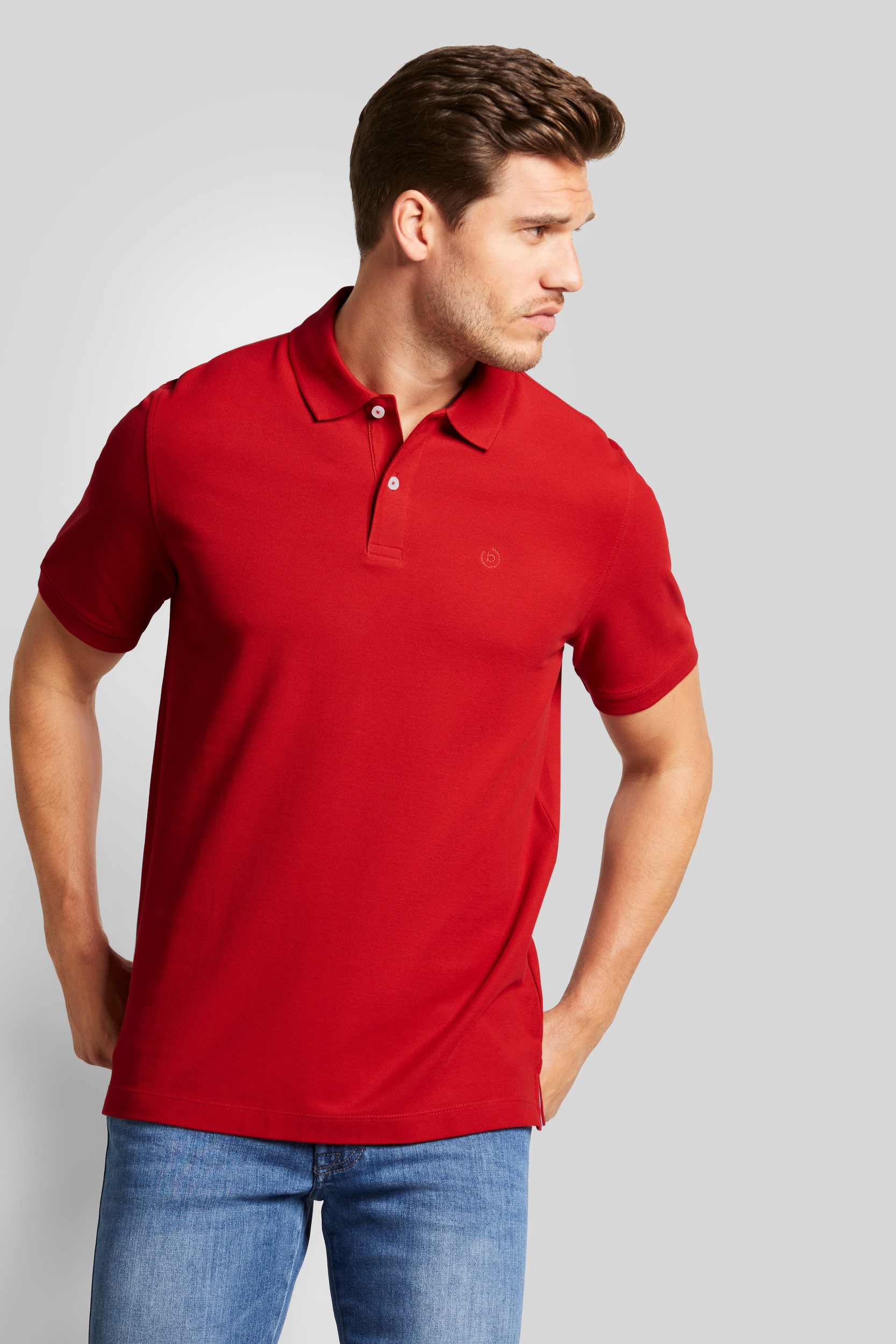 bugatti Poloshirt »Basic Essential« Modern Fit Piqué