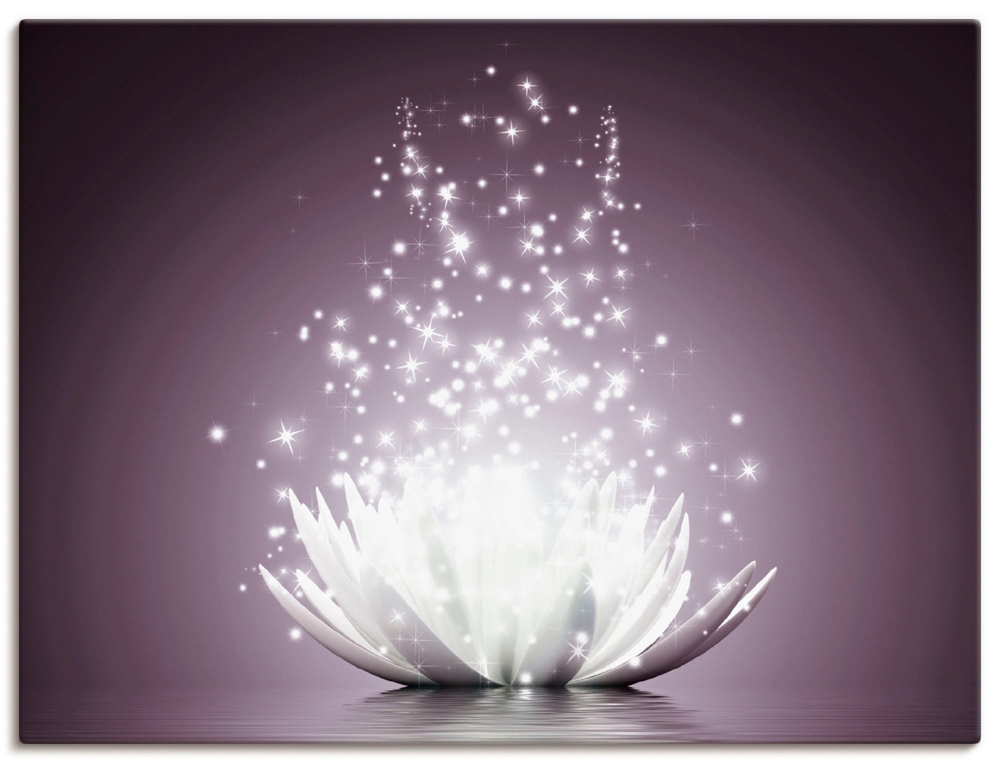 Artland Wandbild »Magie der Lotus-Blume«, Blumen, (1 St.), als Leinwandbild, Poster, Wandaufkleber in verschied. Grössen