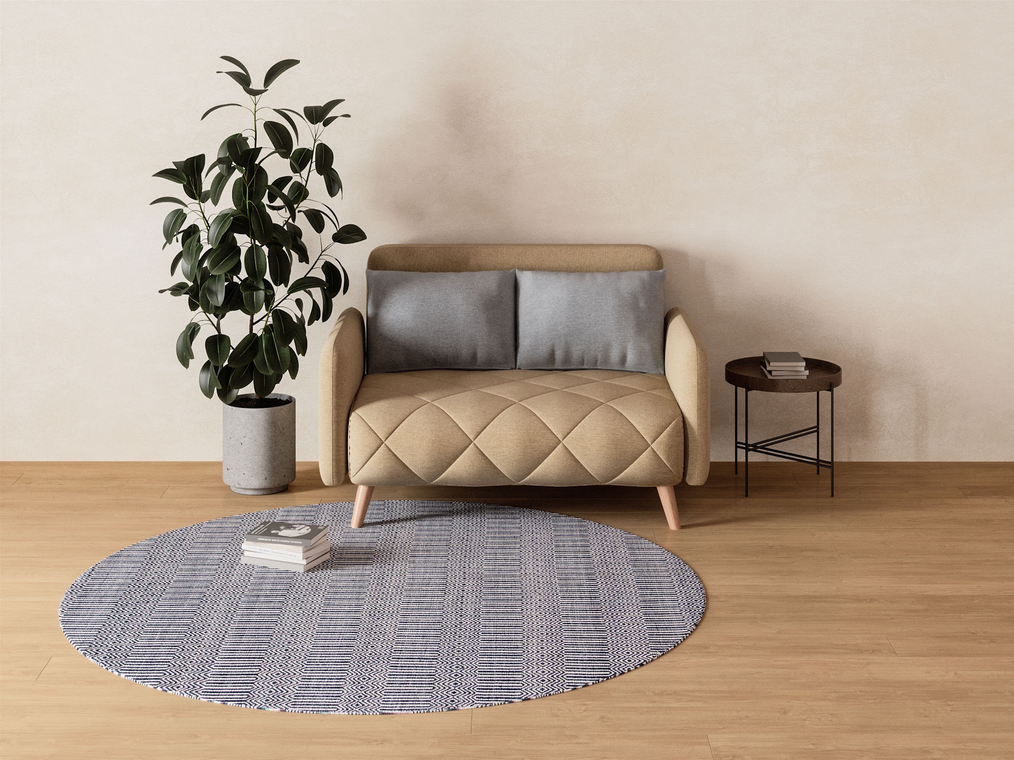 morgenland Outdoorteppich »In- & Outdoor Teppich - Heaven«, rund, 6 mm Höhe, In und Outdoor geeignet