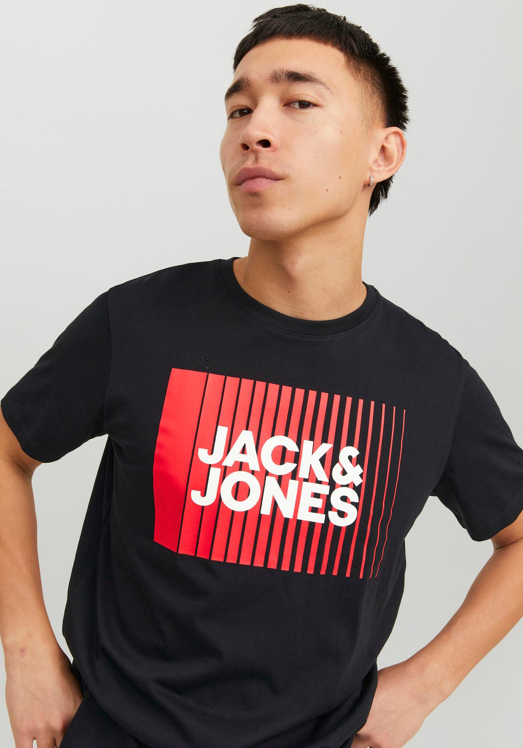 Jack & Jones Rundhalsshirt »JJECORP LOGO TEE PLAY SS O-NECK NOOS«