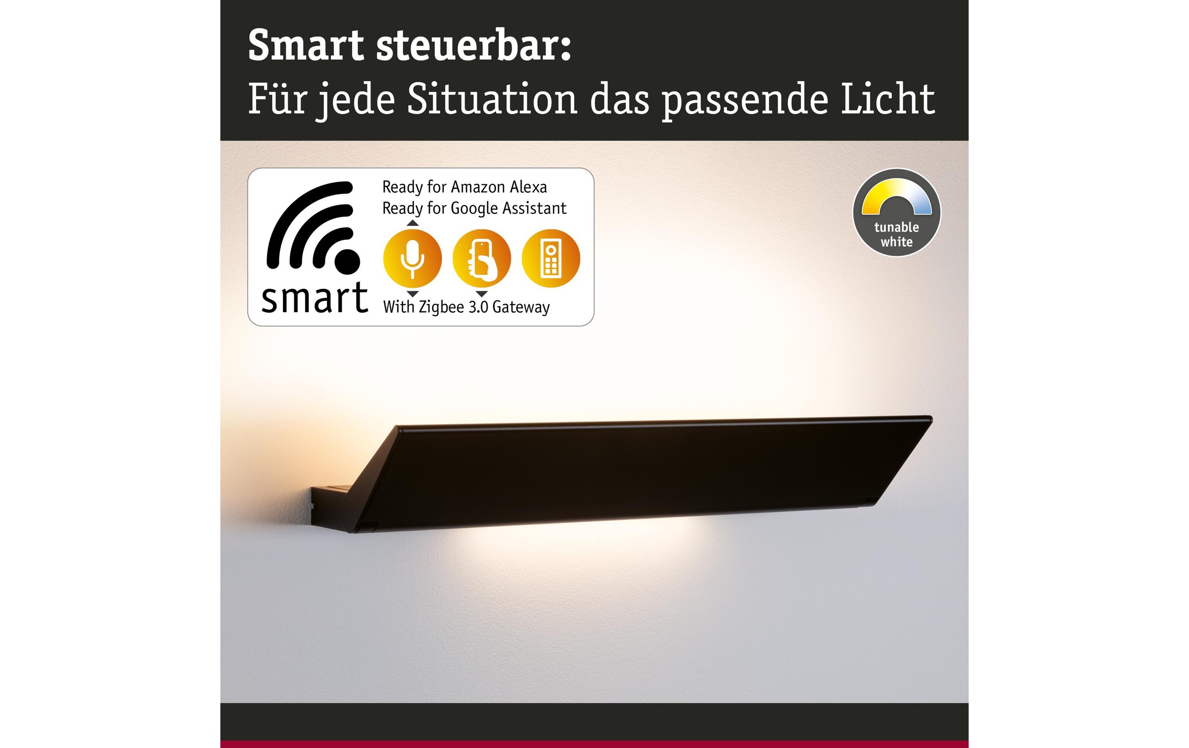 Paulmann Wandleuchte »Ranva WL Zigbee«