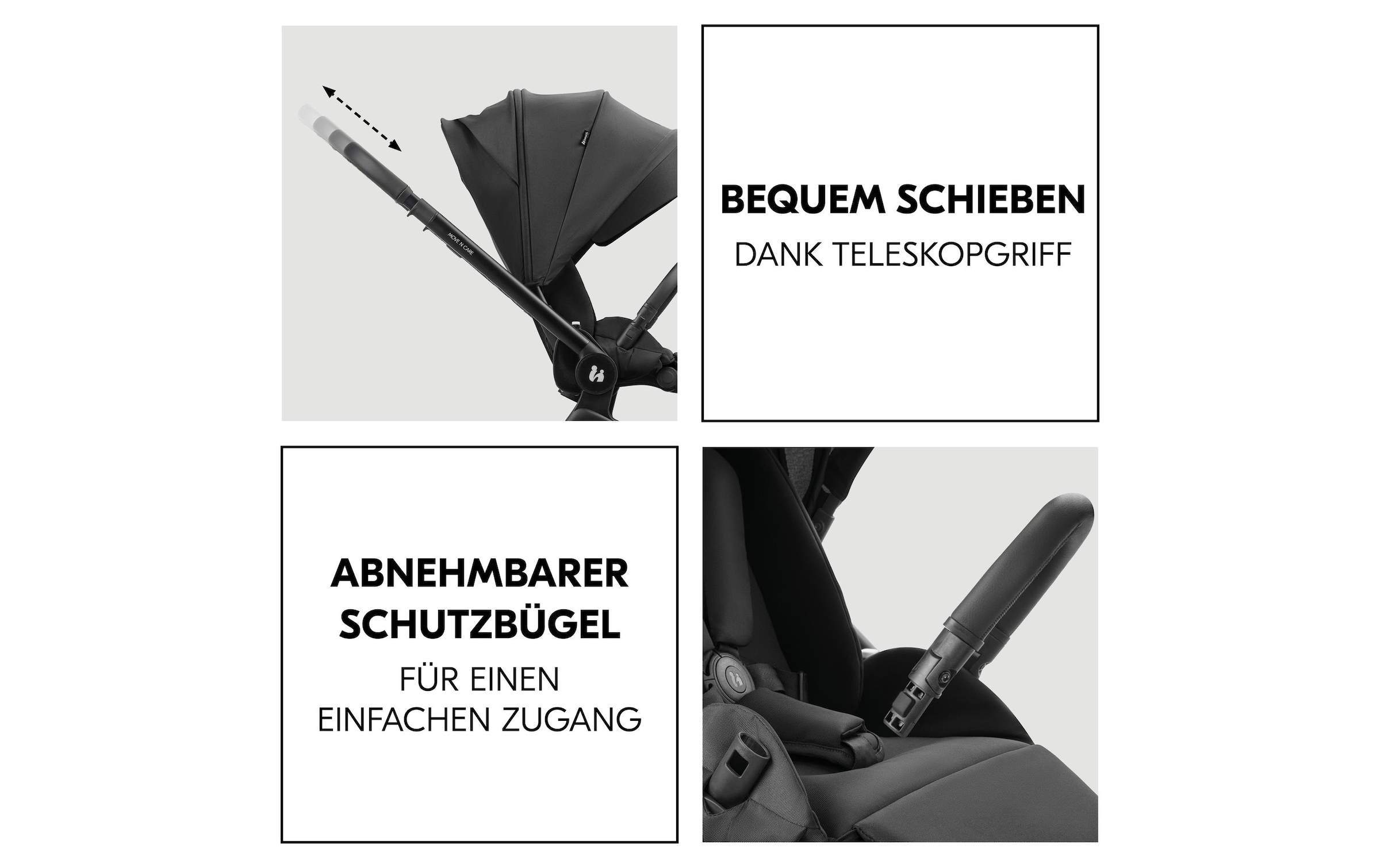 Hauck Kombi-Kinderwagen »Move N Care Set«, 22 kg