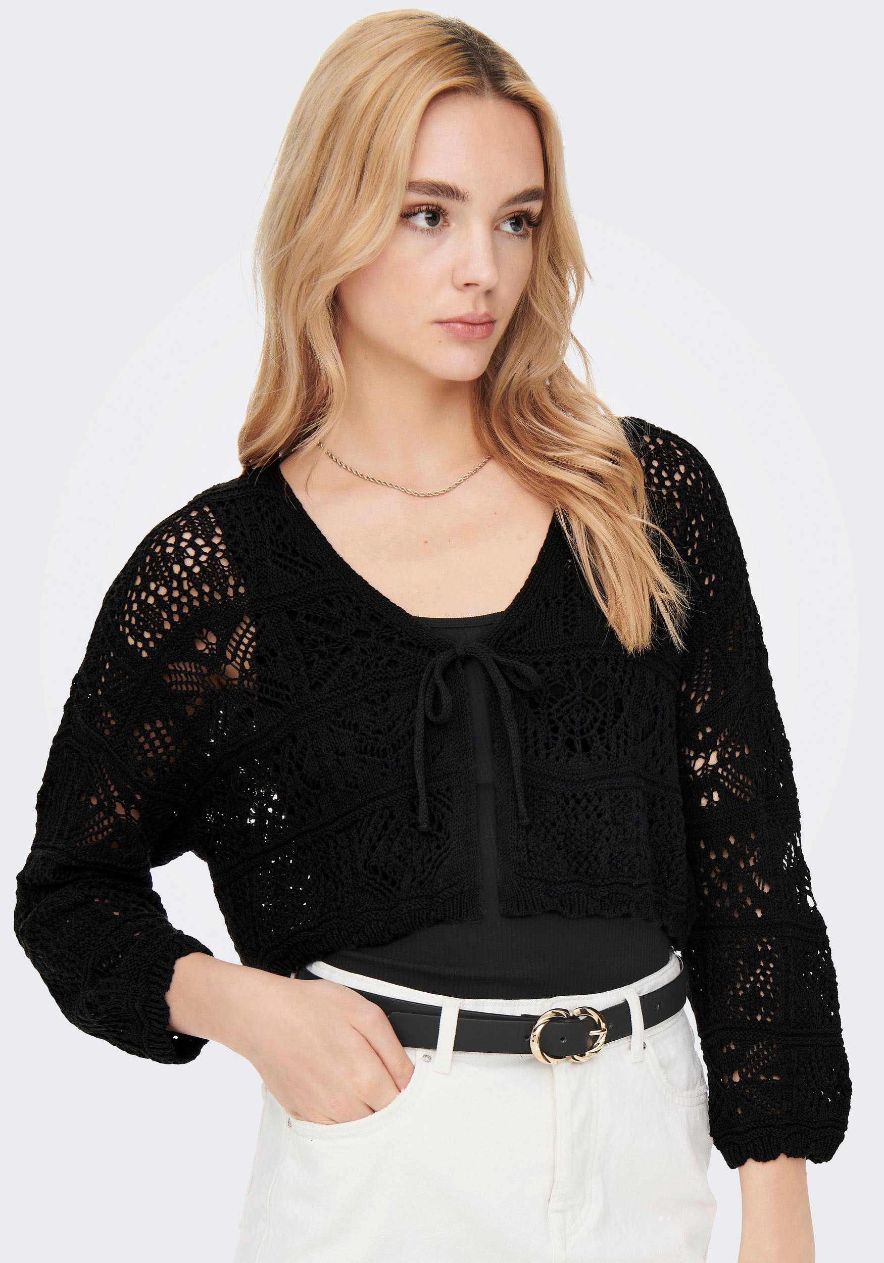 ONLY Strickjacke »ONLBEACH LIFE 7/8 O-N CARDIGAN KNT NOOS«