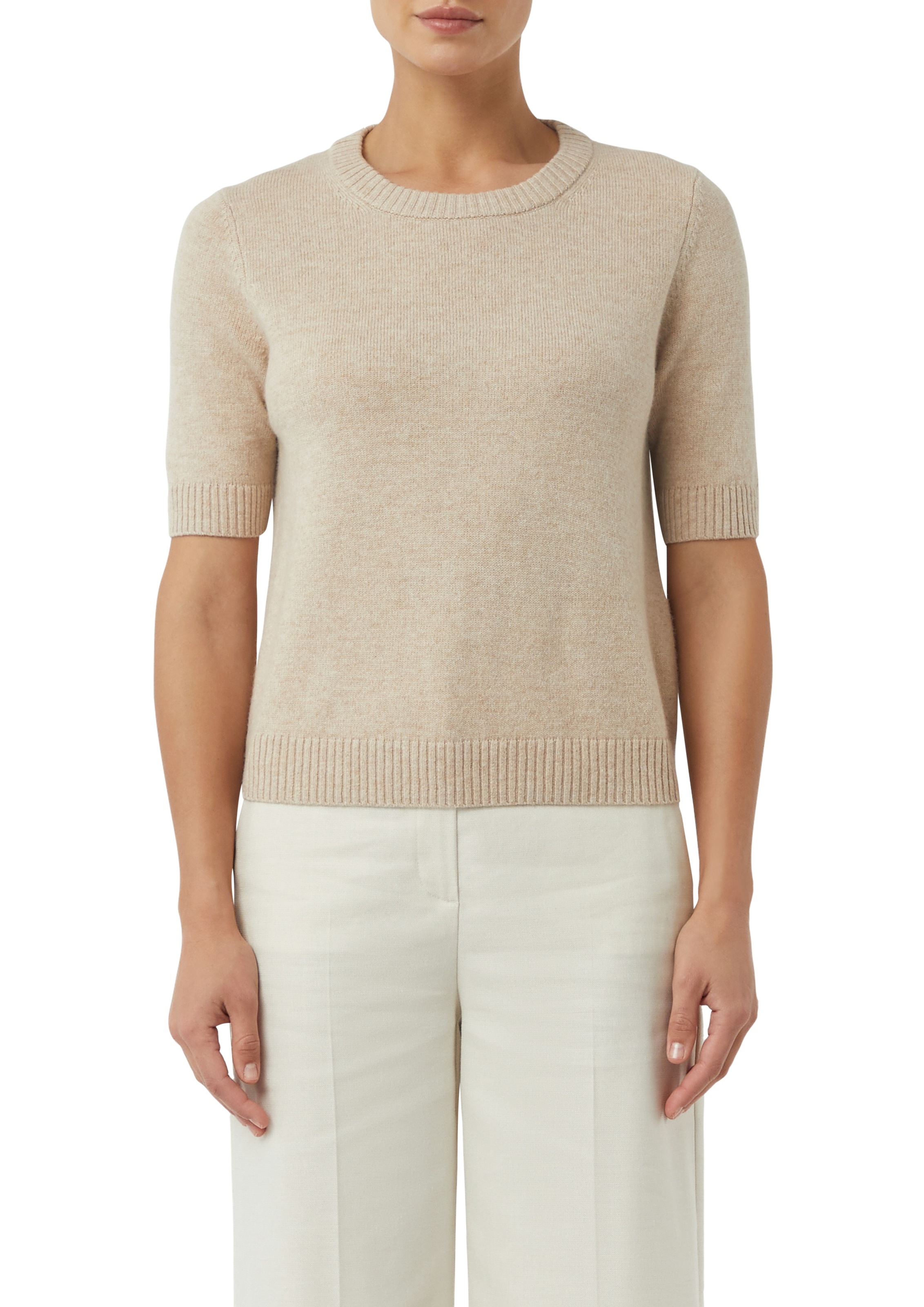 Comma Strickpullover mit Rippbündchen