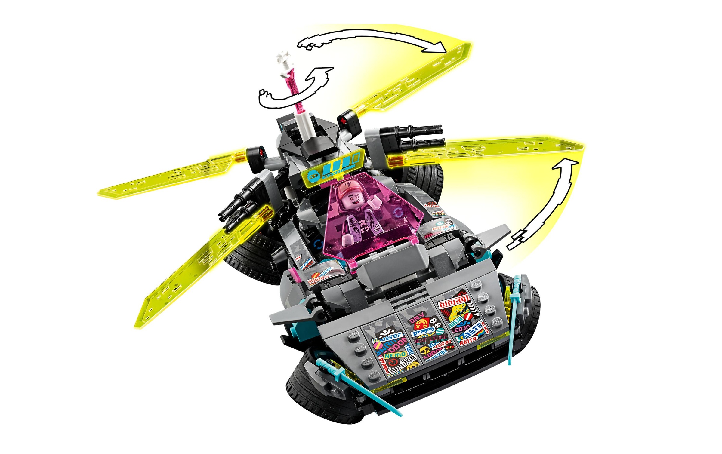 LEGO® Spielbausteine »Ninjago Ninja-Tuning-Fahrzeug«