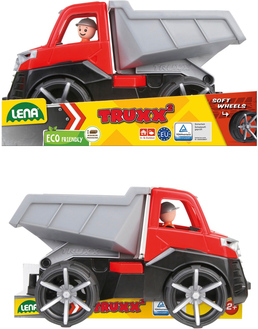 Lena® Spielzeug-Kipper »TRUXX², rot«, inlusive Spielfigur; Made in Europe