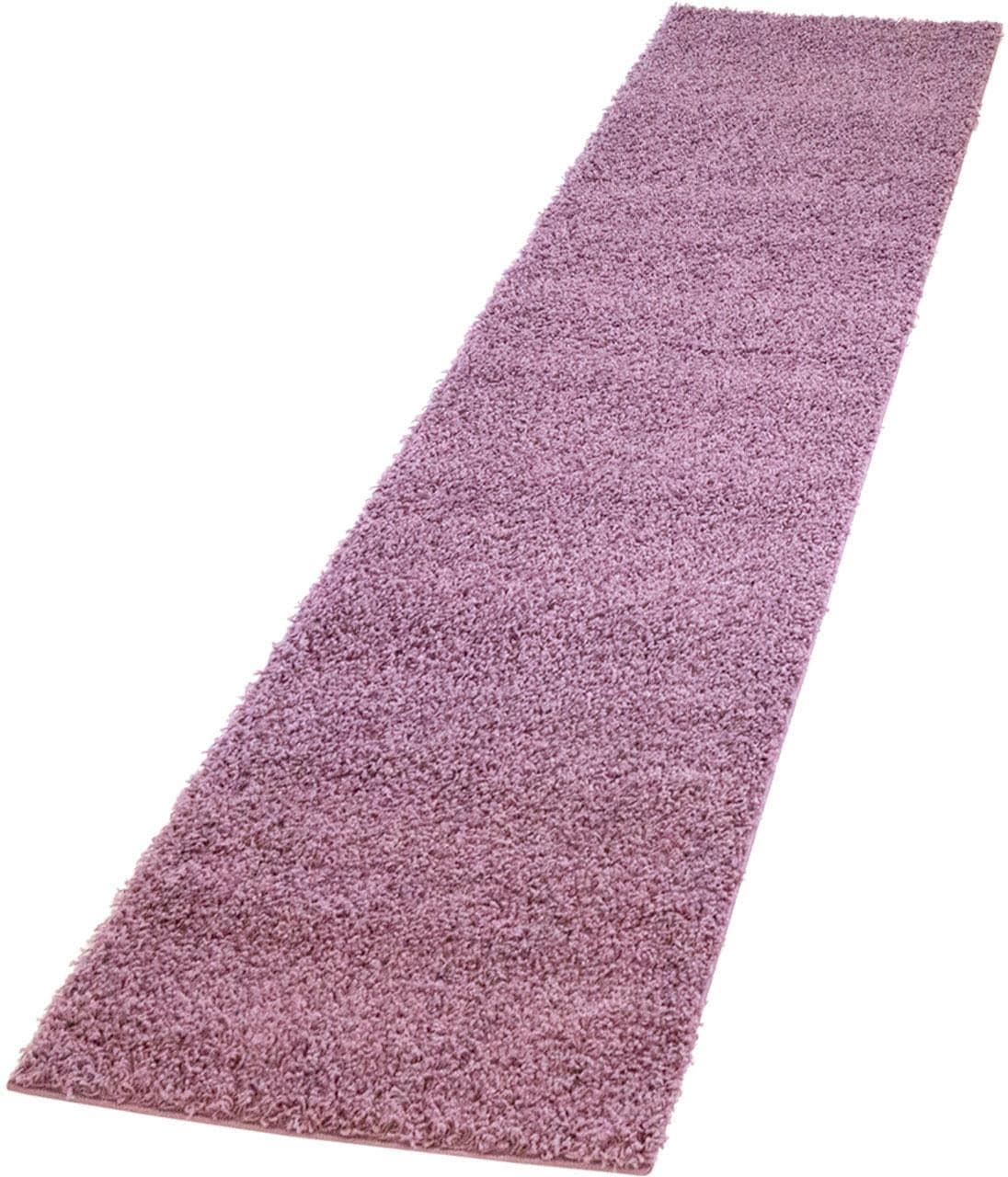 Carpet City Teppich-Läufer Shaggy Hochflor - Modern Skandi-Stil 80x300 Cm Grün Creme - Teppiche Wohnzimmer Ab 28,22 € - Auf