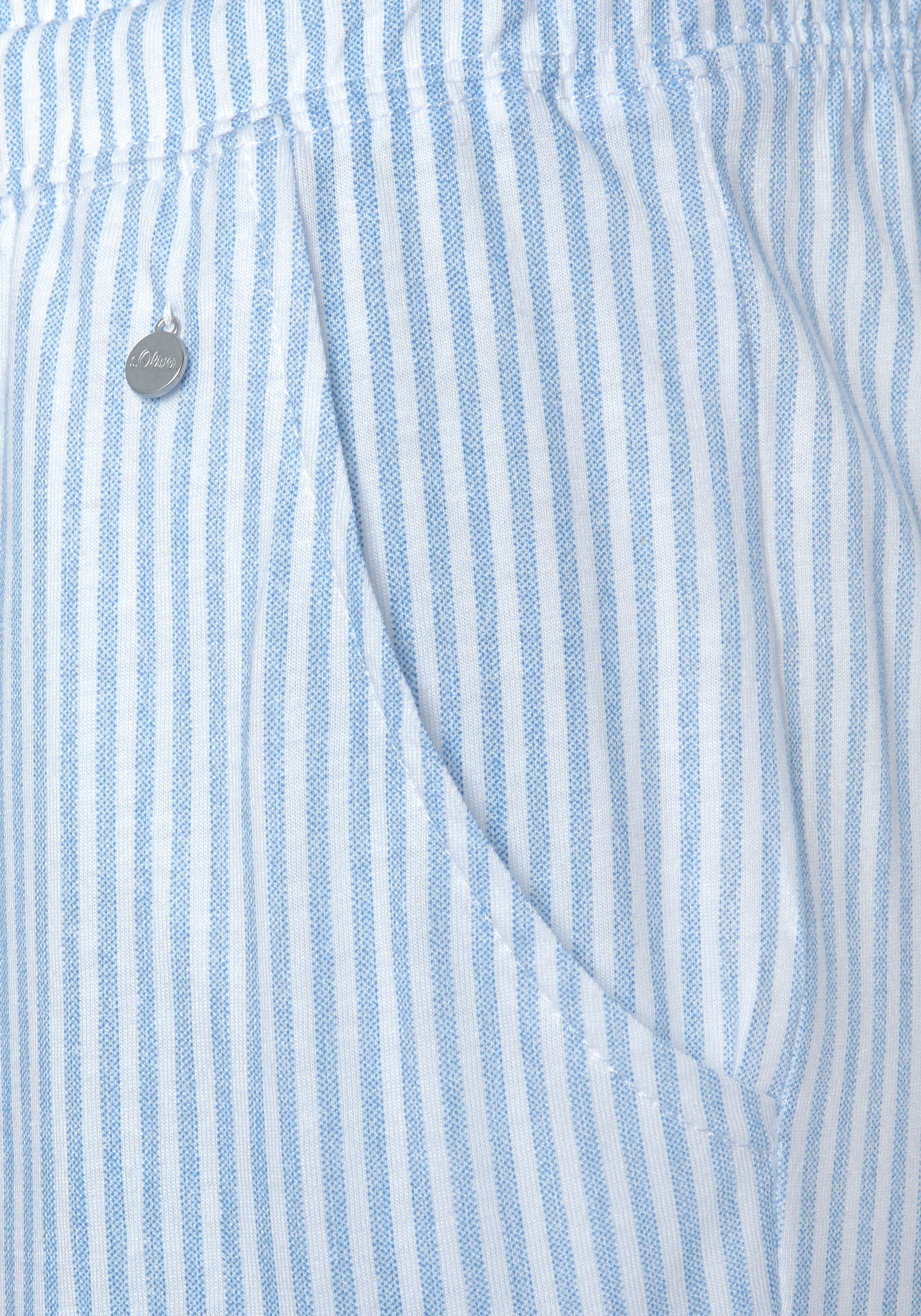 Pyjamahose, online seitlichen Jelmoli-Versand Schweiz Eingrifftaschen bei s.Oliver mit shoppen