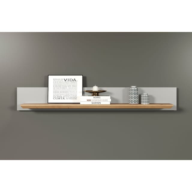 Home affaire Wandboard »Herzwill«, Wandregal, Wandboard, Breite 153 cm,  Höhe 22 cm, grau online bestellen | Jelmoli-Versand