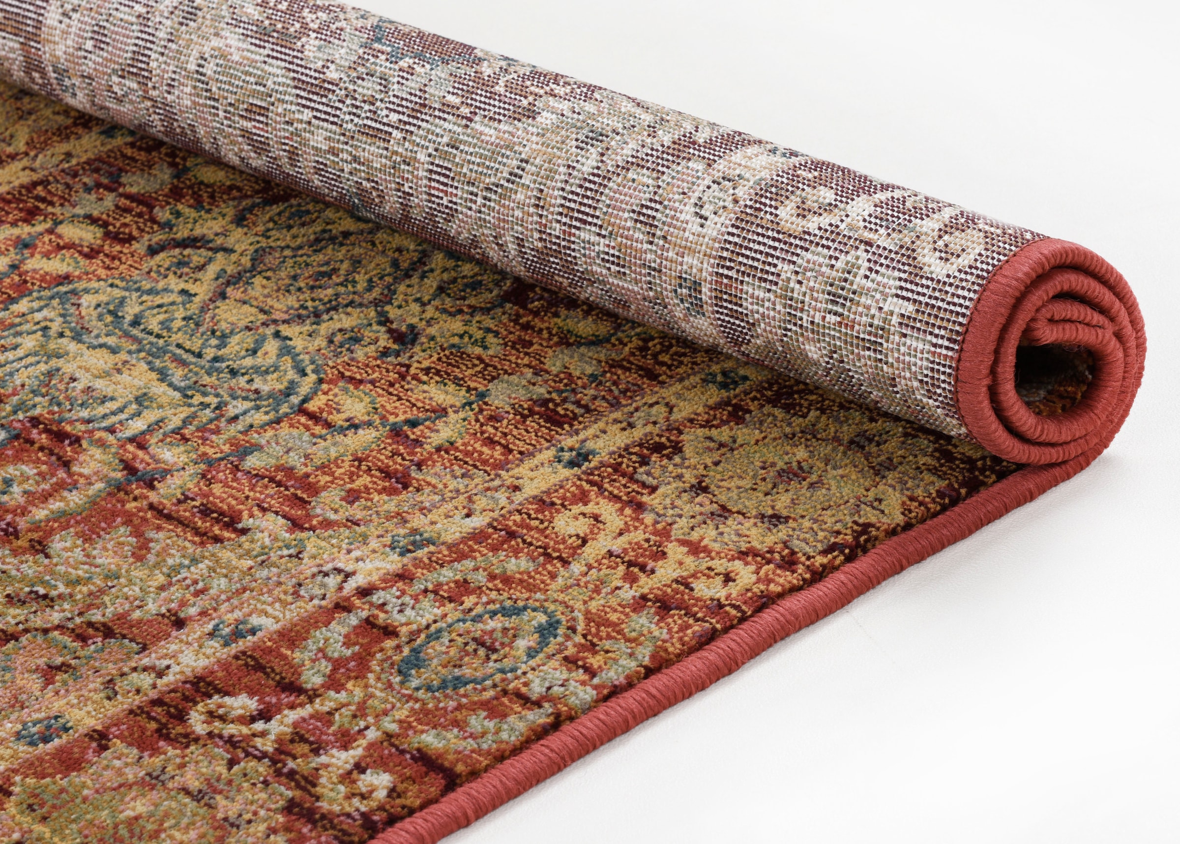 THEKO Teppich »Gabiro 3070«, rechteckig, 10 mm Höhe, Kurzflor, klassisches Design, ideal im Wohnzimmer & Schlafzimmer