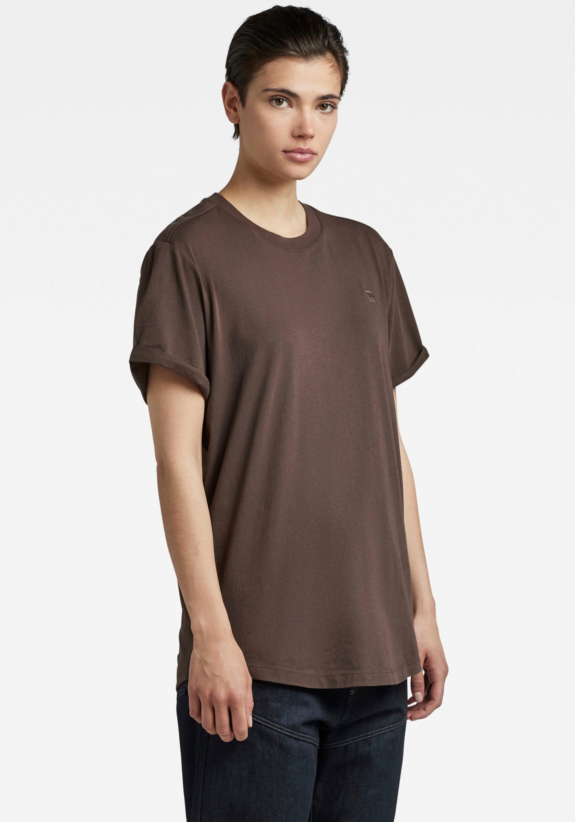 t«, Jelmoli-Versand RAW loose Ärmeln T-Shirt | mit den Umschalg fem G-Star r kaufen online an »Lash