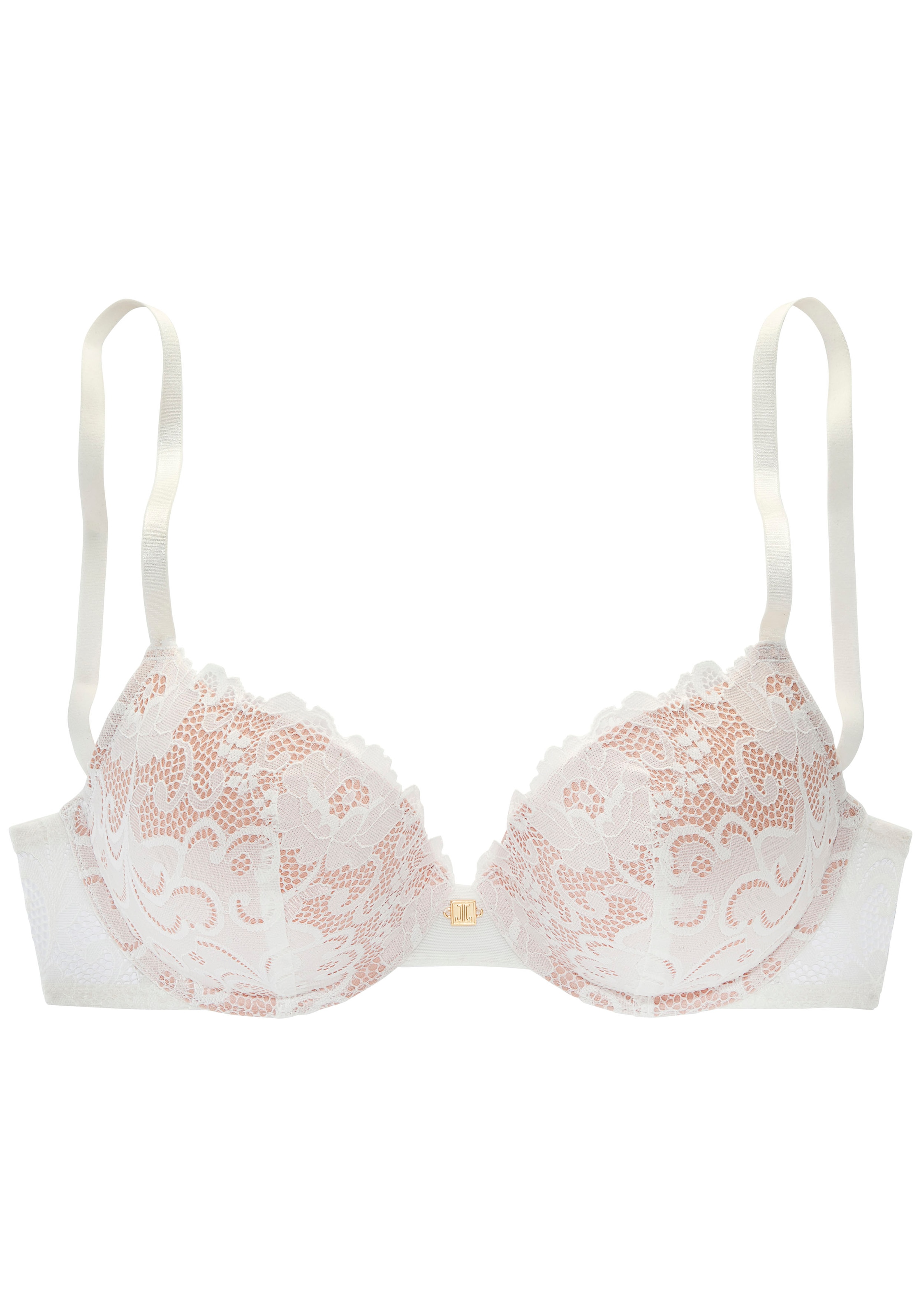 JETTE Push-up-BH, aus floraler Spitze, Dessous