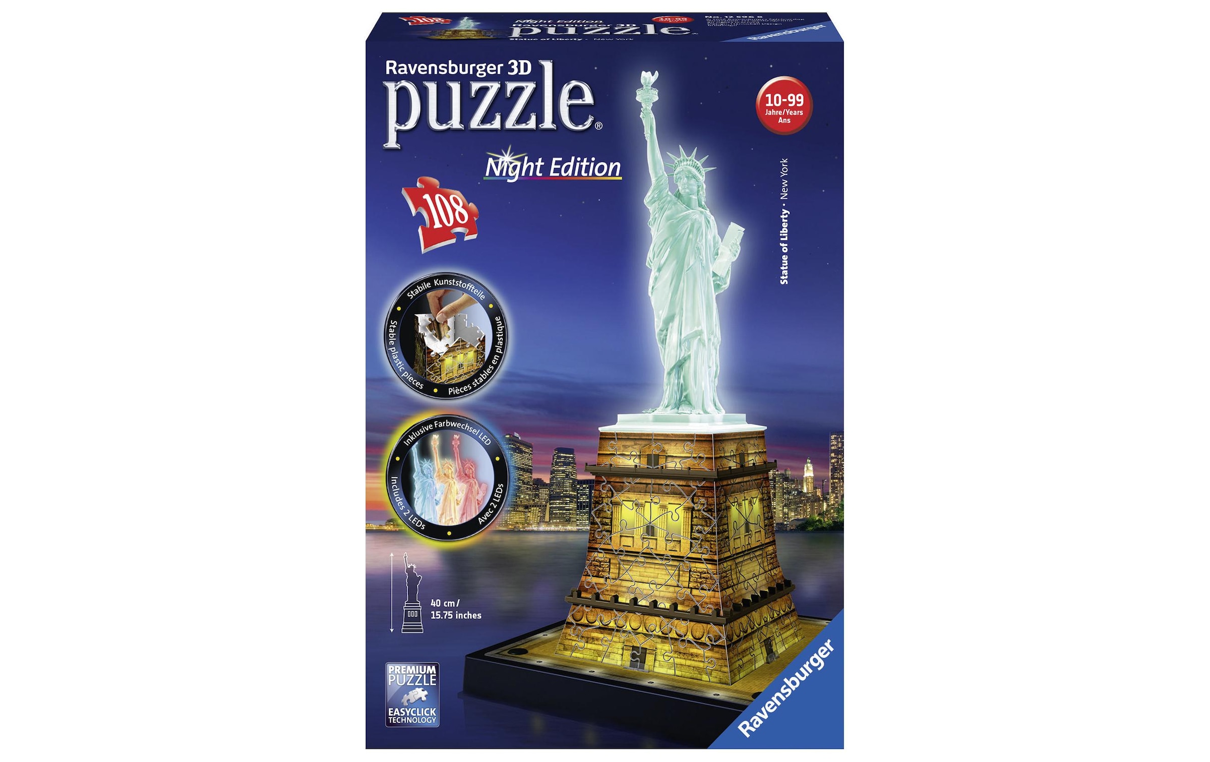 3D-Puzzle »Freiheitsstatue mit Licht«