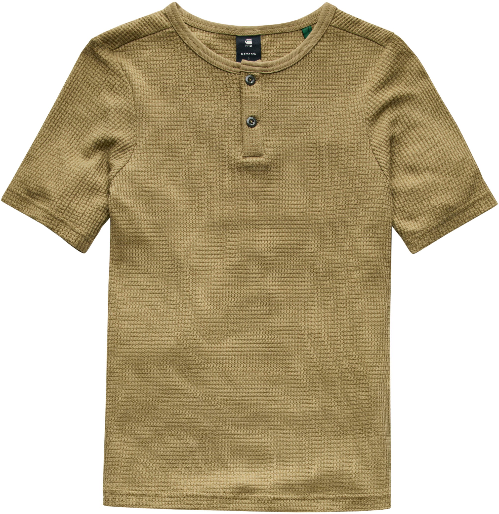 G-Star RAW T-Shirt »T-Shirt Waffle slim granddad«, mit Rundhalsausschnitt  und Knöpfen online shoppen | Jelmoli-Versand