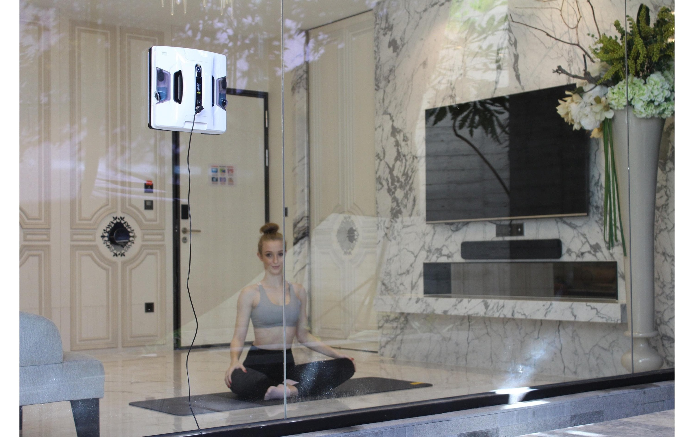 Fensterputzroboter »Hobot HB2S Weiss«