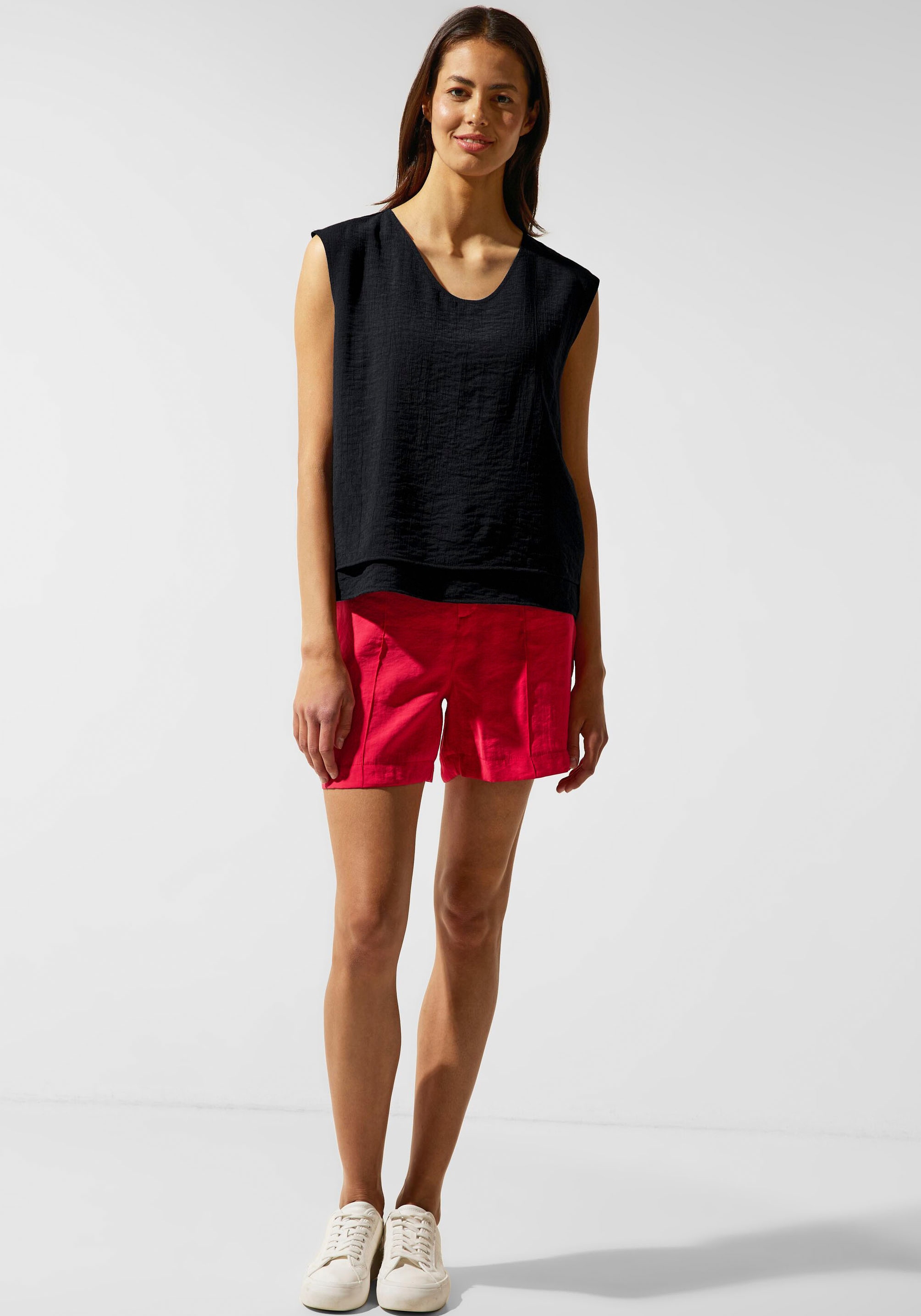 STREET ONE Blusentop, mit Layering-Look