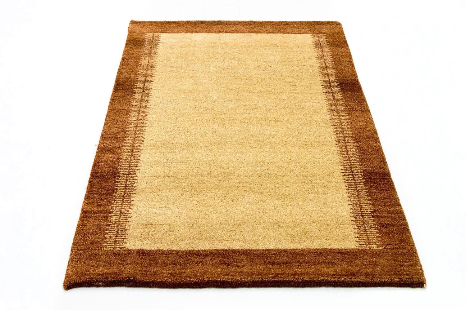 morgenland Wollteppich »Gabbeh Teppich handgeknüpft online handgeknüpft kaufen | beige«, Jelmoli-Versand rechteckig
