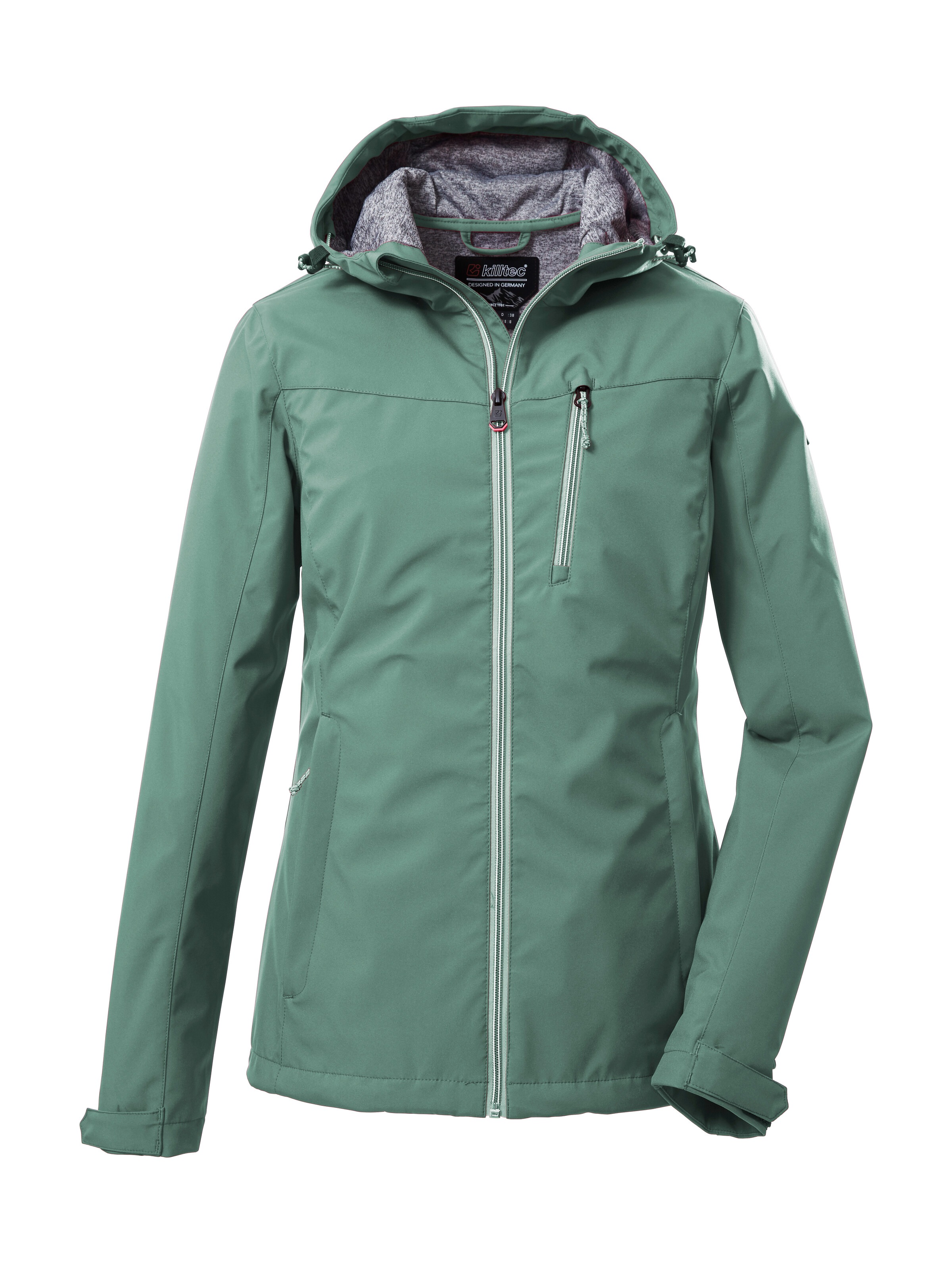 Killtec Softshelljacke »KOS 89 WMN SFTSHLL JCKT«, Damen Softshelljacke: Wind-und wasserdicht, atmungsaktiv, PFAS-frei