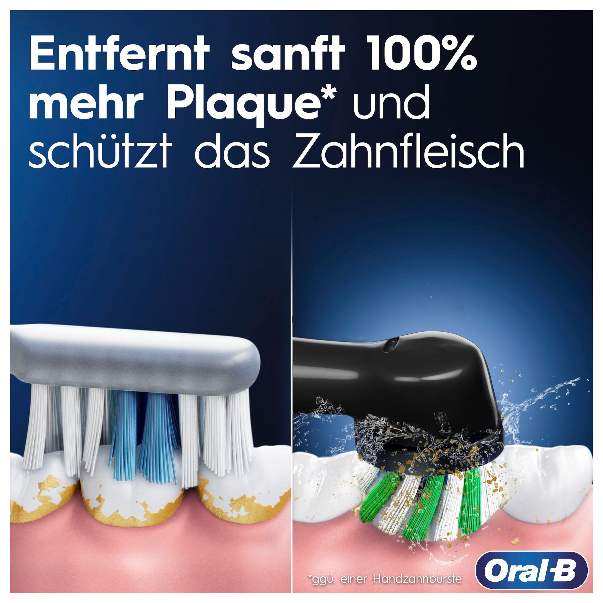 Oral-B Elektrische Zahnbürste »PRO Series 1«, 1 St. Aufsteckbürsten, Drucksensor