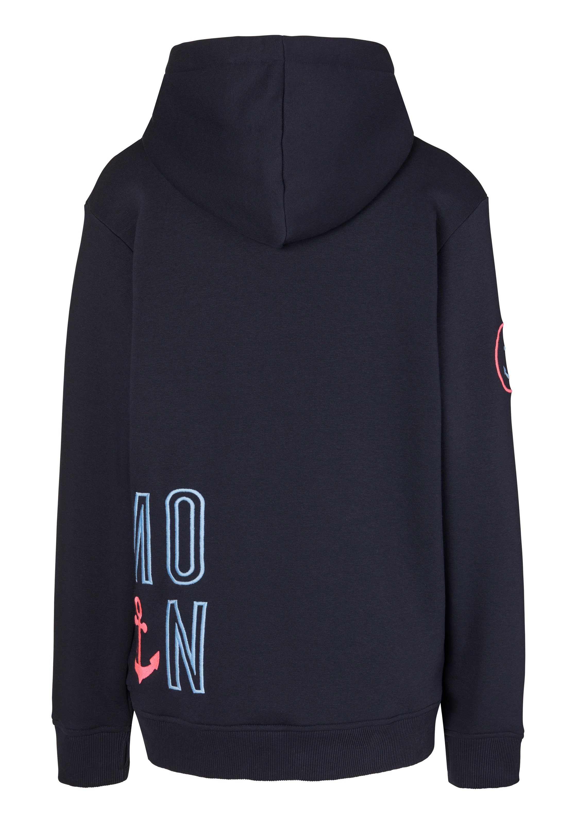 Zwillingsherz Hoodie »Limited Edition«, mit Kapuze, gesticktem "MOIN" und Anker Motiv