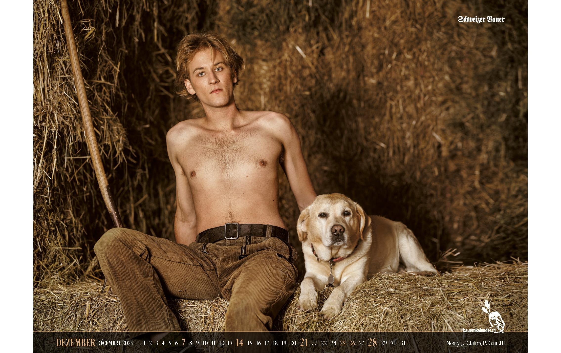 Wandkalender »Calendaria Bauern Boys 2025«