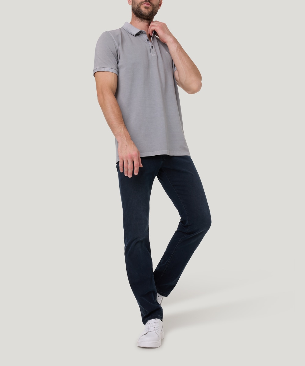 Pioneer Authentic Jeans Poloshirt, mit Logostickerei