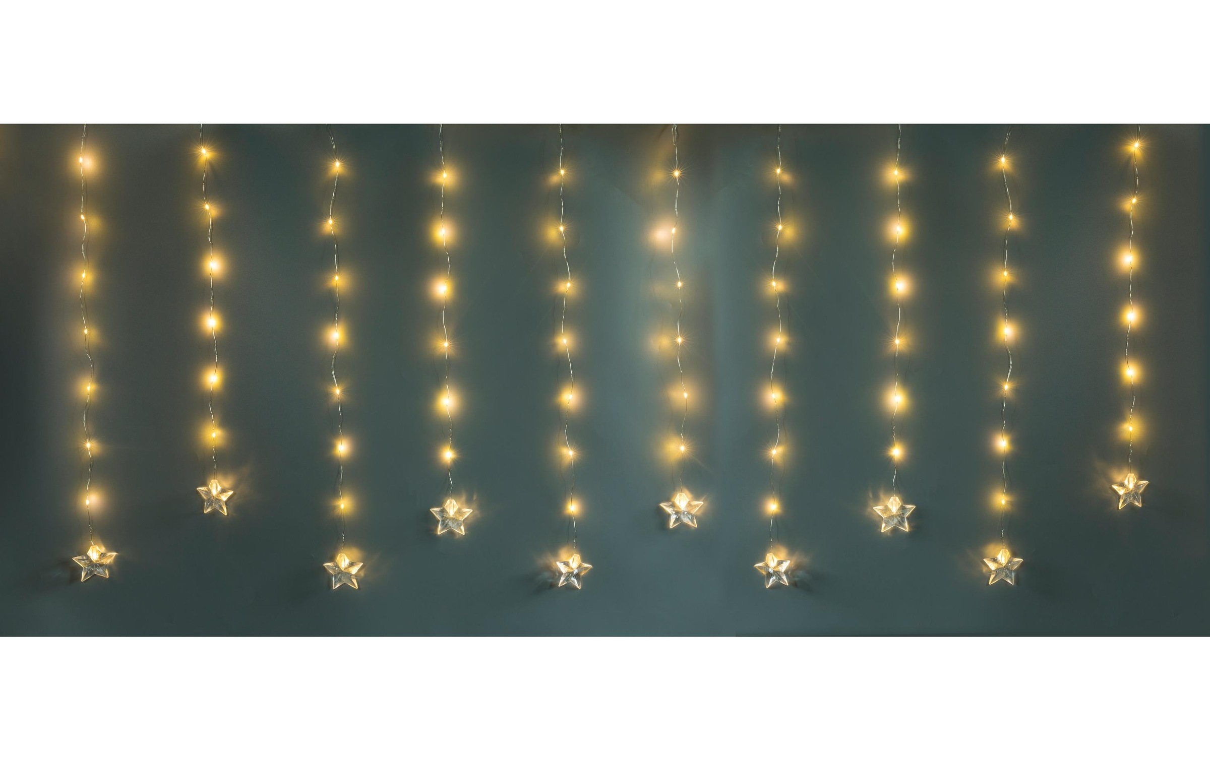 LED-Lichtervorhang »Dameco mit 11 Strängen, 83 LEDs, 80 x«, 83 St.-flammig