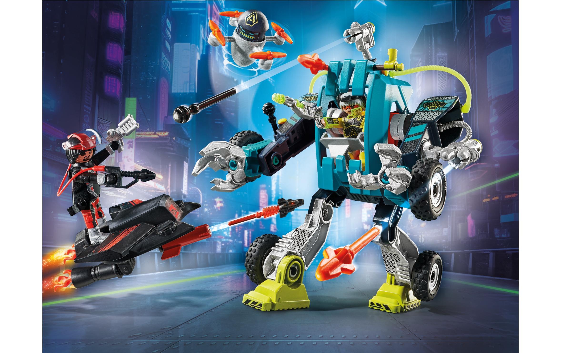 Playmobil® Spielbausteine »50 Jahre Playmobil Roboter vs. Fluggleiter 71578«