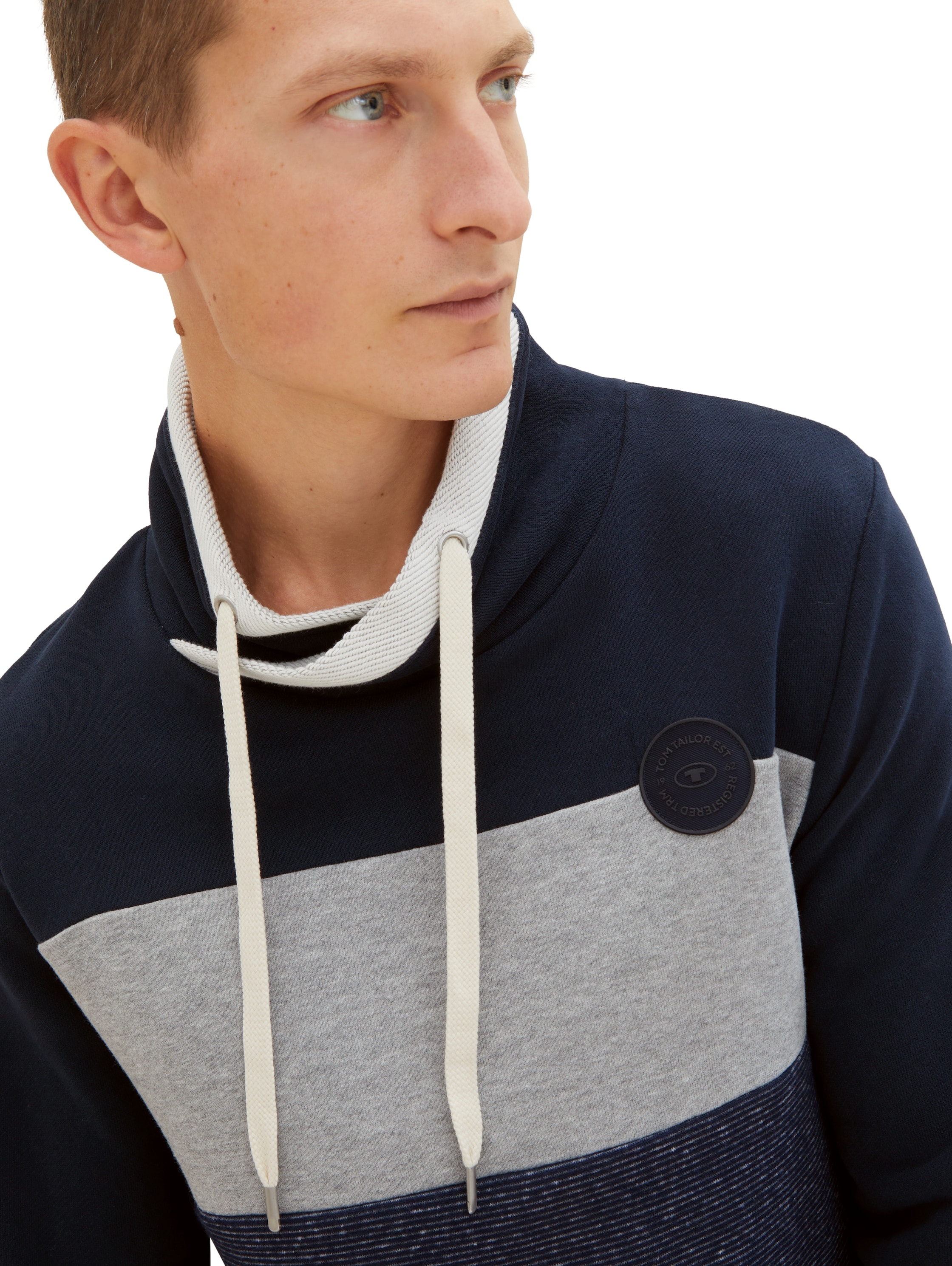 TOM TAILOR Sweatshirt, mit Farbtönen online shoppen angenehmen | Jelmoli-Versand