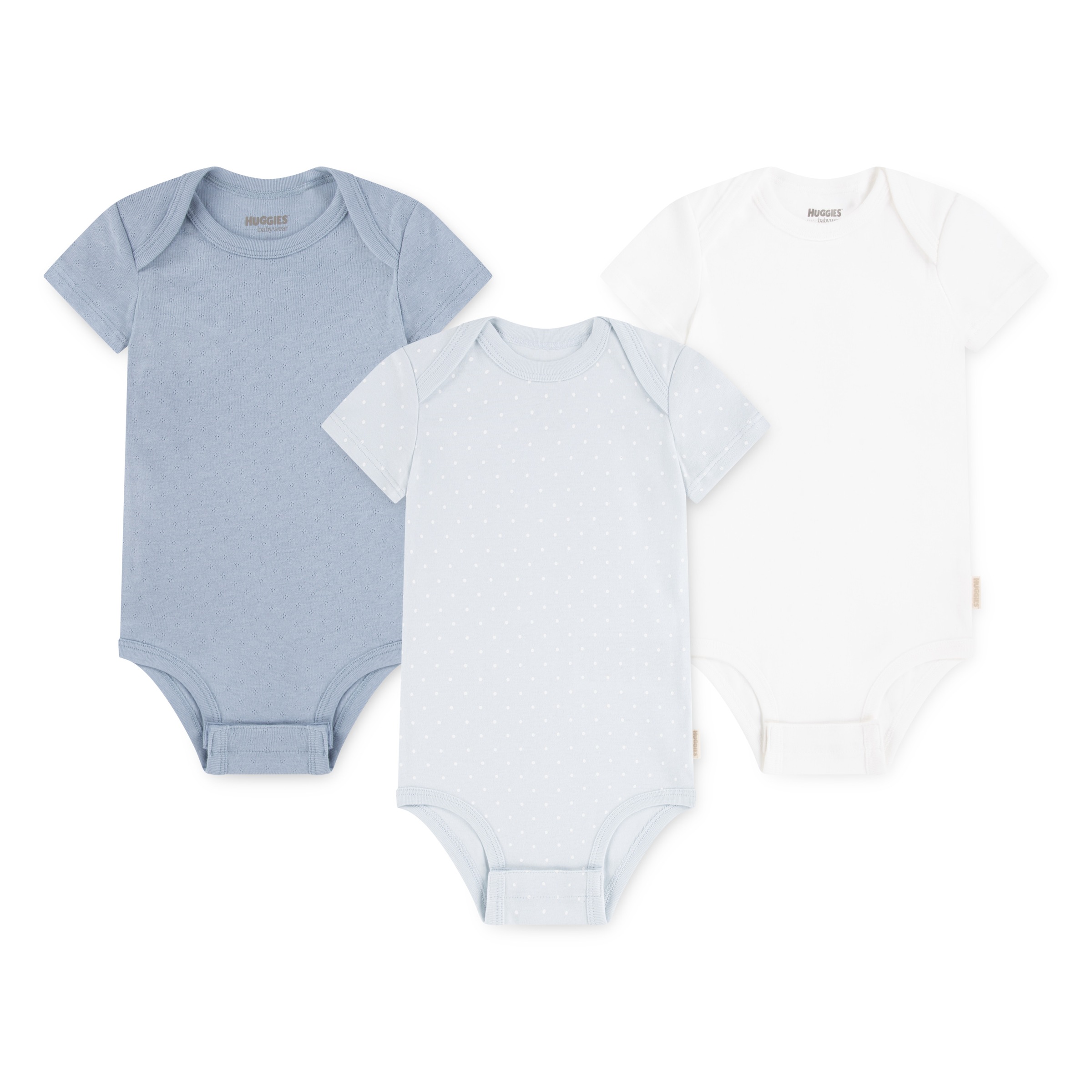 HUGGIES babywear Body »HUGB 3PK BODYSUIT« Packung, 3 Stk. aus Baumwolle