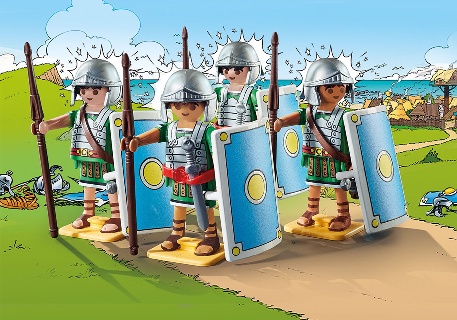Playmobil® Konstruktions-Spielset »Römertrupp (70934), Asterix«, (27 St.), Made in Germany