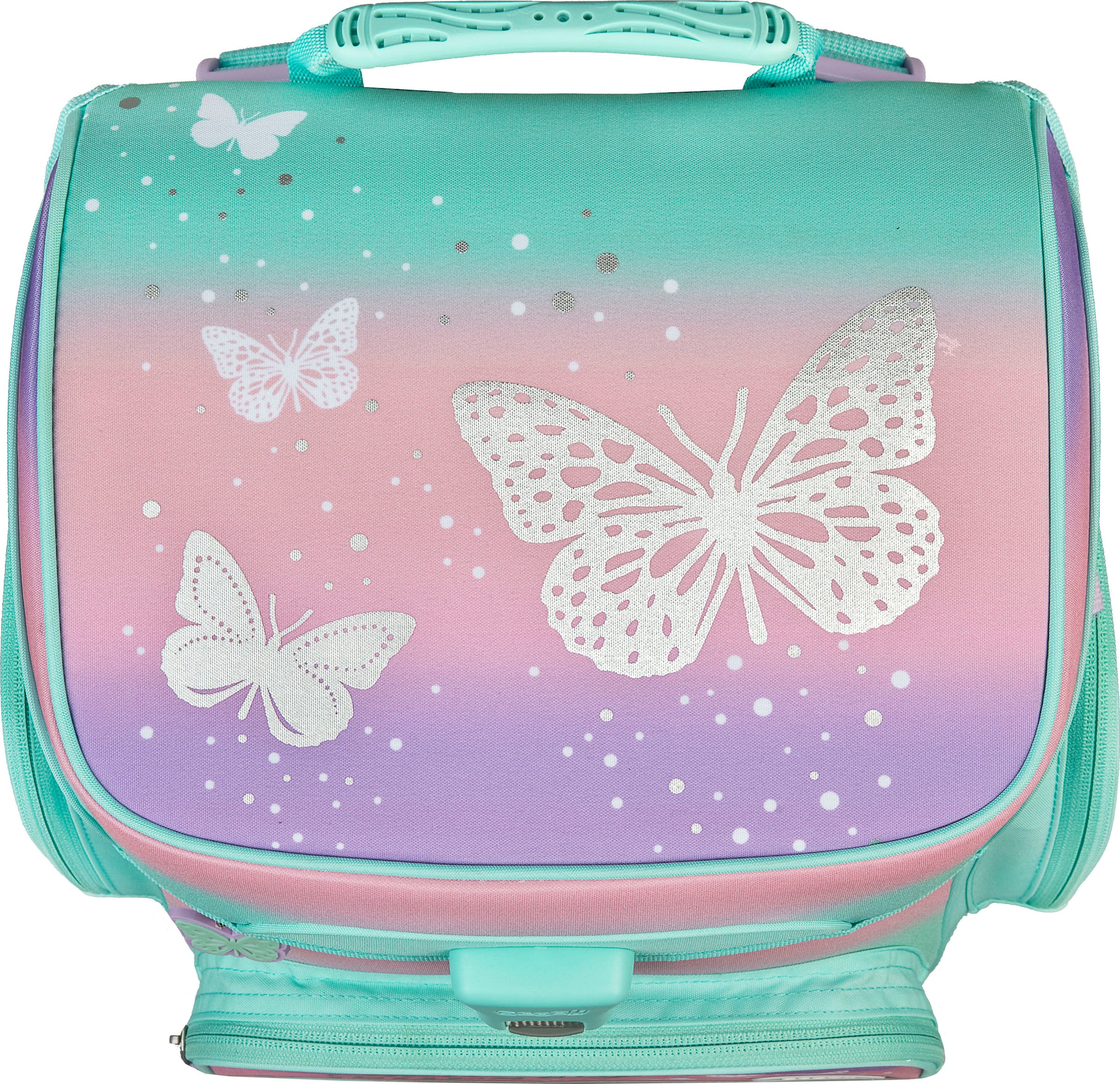 Scooli Schulranzen »EasyFit, Butterfly Wishes«, Reflektoren