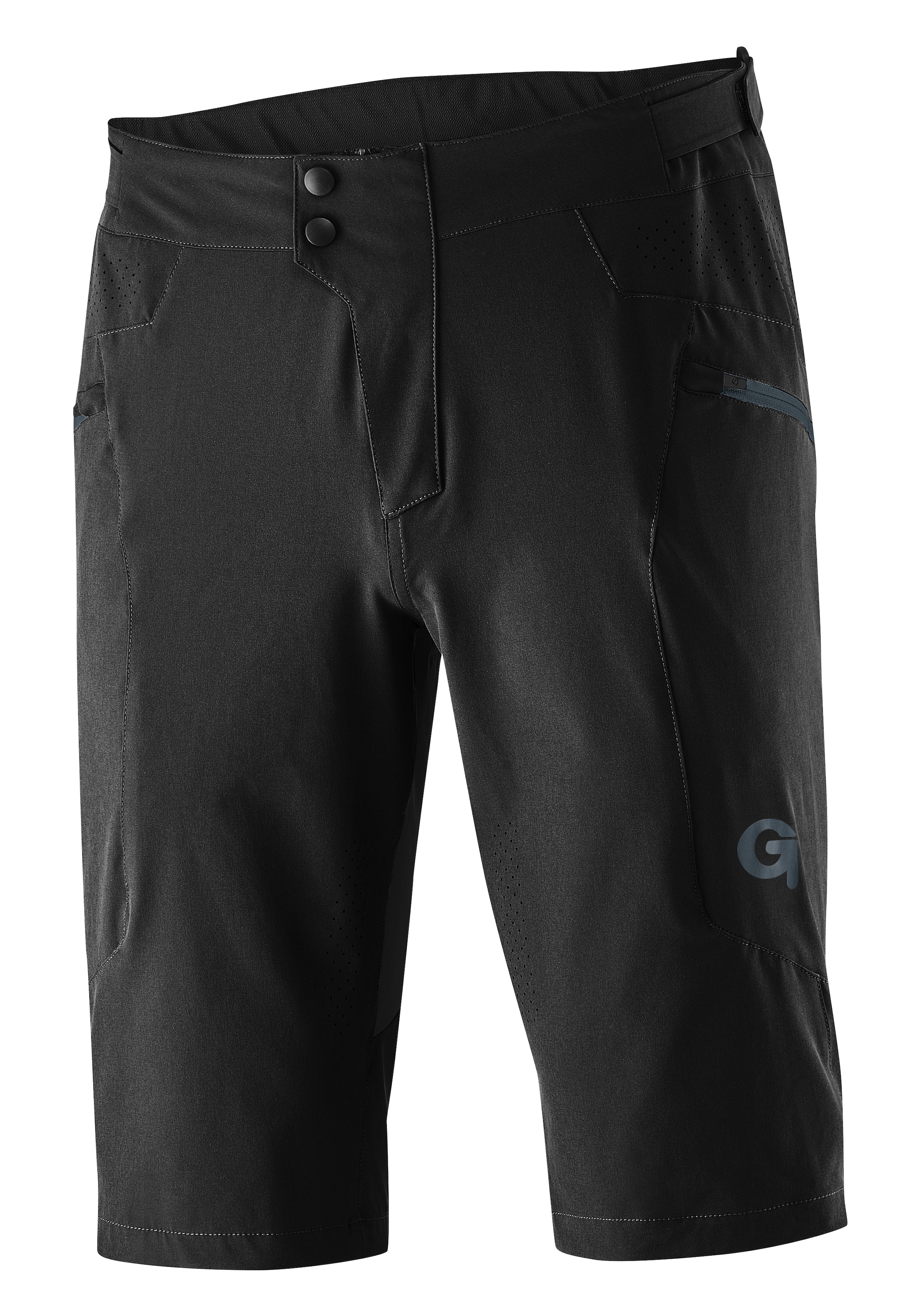 Gonso Radhose »VALDES«, Herren Bike-Shorts, atmungsaktive MTB Fahrradhose, Bund regulierbar