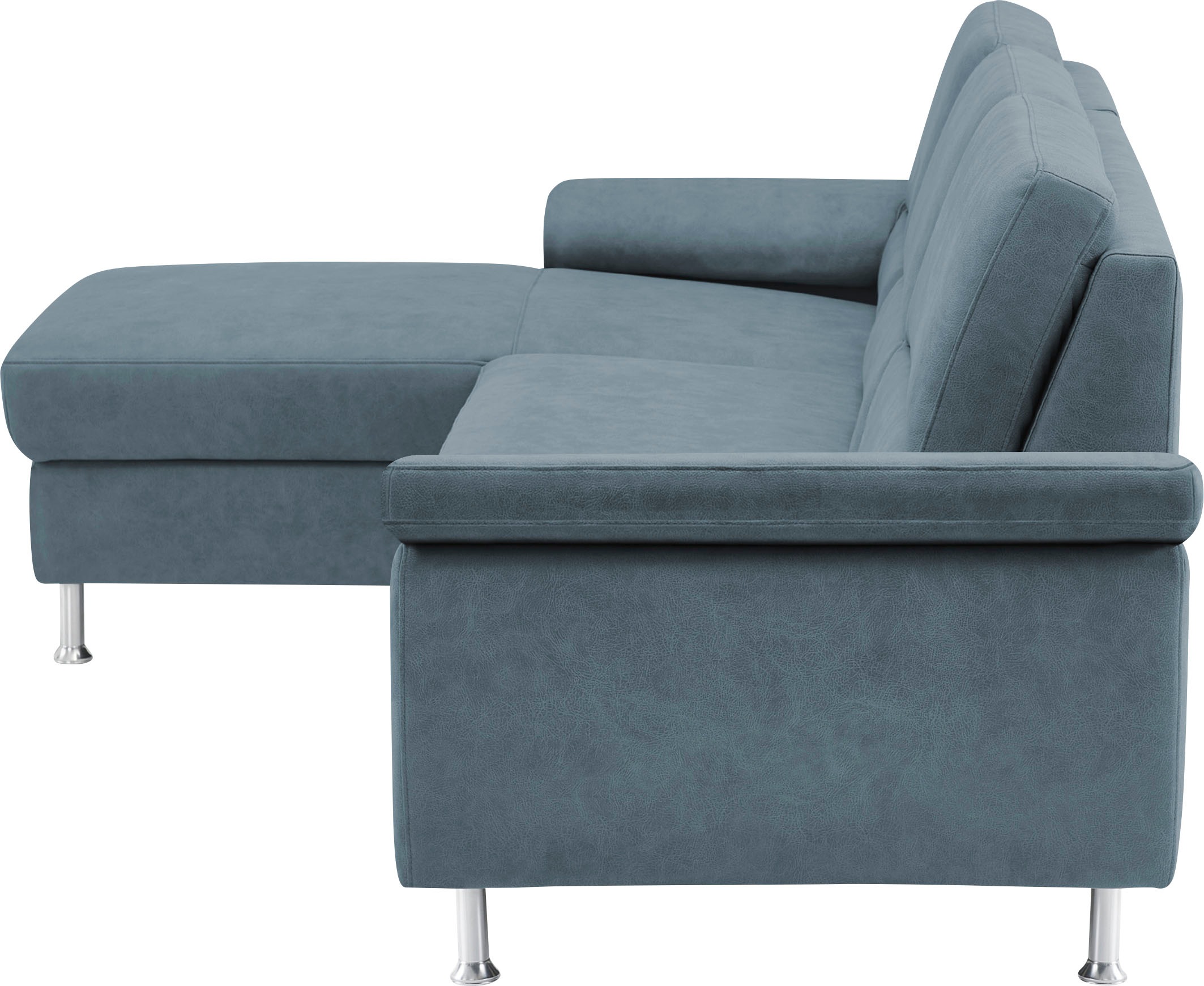 CALIZZA INTERIORS Ecksofa »Onyx L-Form«, Recamiere links oder rechts, wahlweise mit Bettfunktion, Breite 270 cm