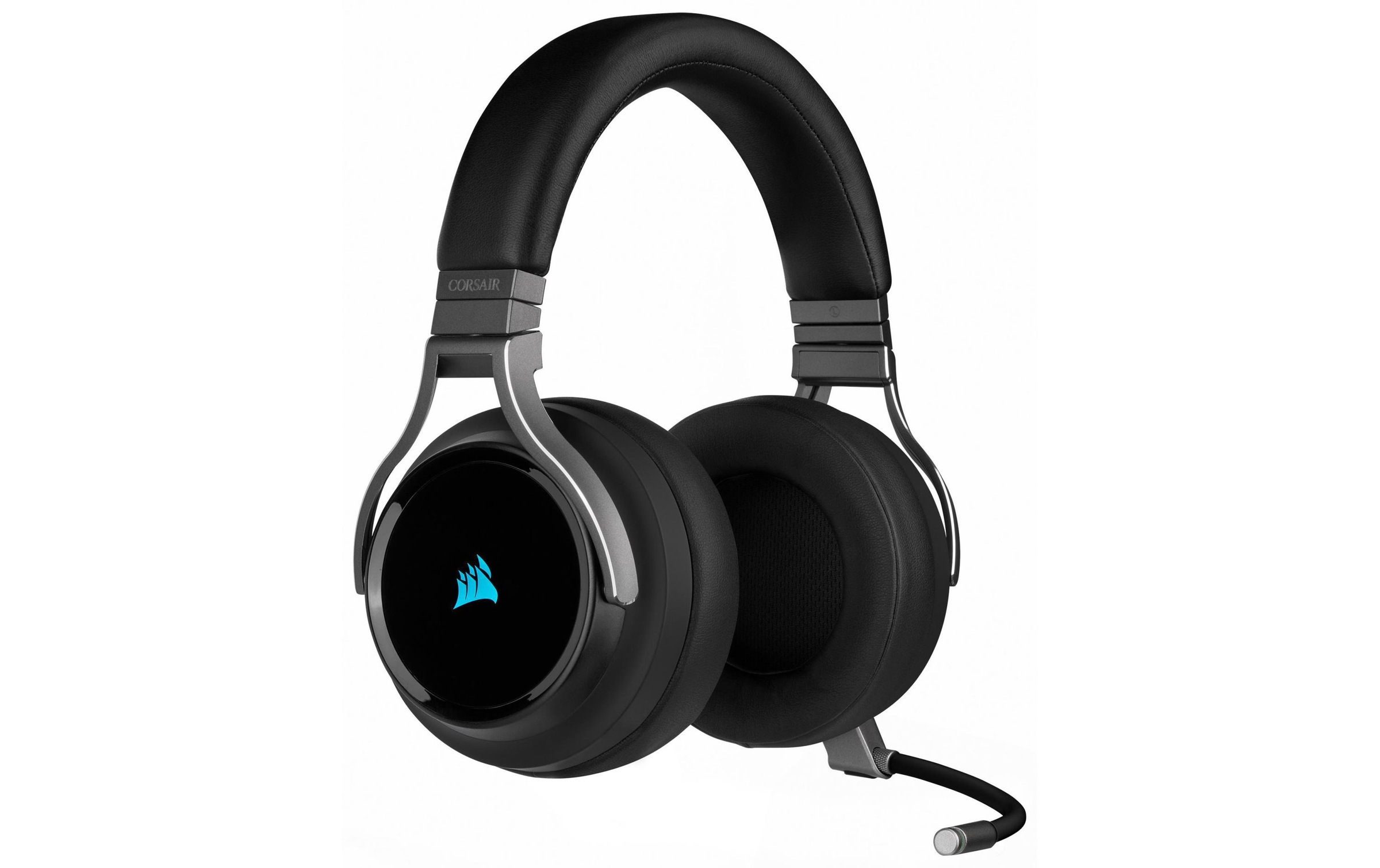 Corsair Gaming-Headset »Virtuoso RGB Wireless Carbon«, Mikrofon abnehmbar